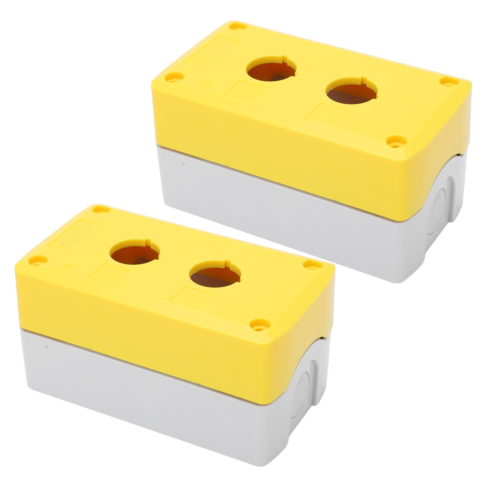 Wasserdichtes 2-loch-gehäuse Mit Drucktasten, Maschinensteuerstation, 2 Sets, Ip-steuerbox
