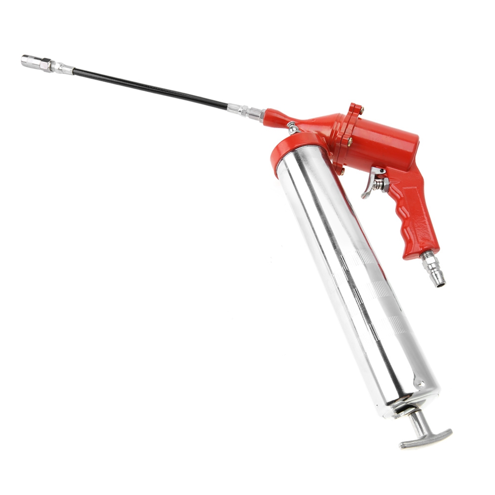 400-cm³-druckluft-fettpresse Mit Druckluft, Fettkartusche, Schmierwerkzeug Und 1/4"-anschluss