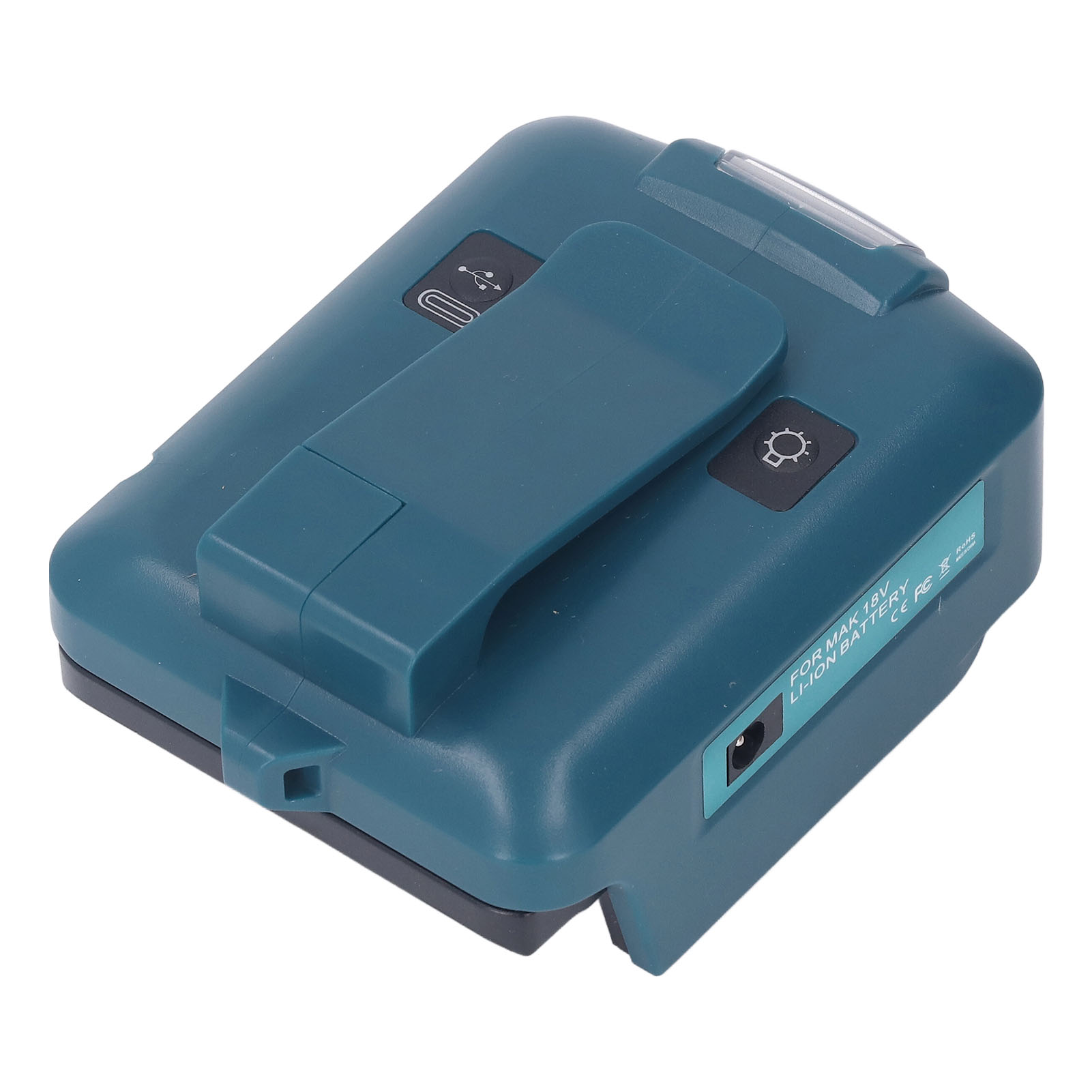 2er-pack Dc-zu-usb-c-konverteradapter Für 18-v-lithium-akkus, 200-lm-led-arbeitsleuchte