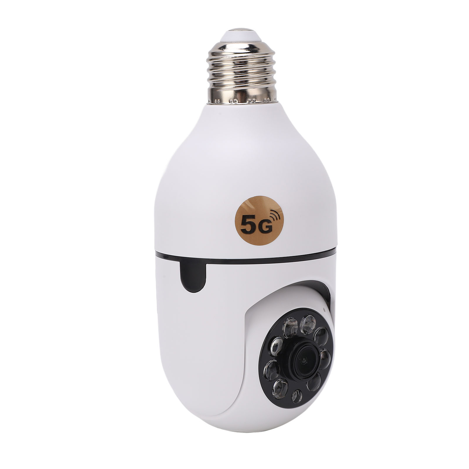 360°-wlan-glühbirnenkamera, 1080p-bewegungserkennung, E27-fassung, 2,4 Ghz/5 Ghz, 110–220 V, Heimüberwachung