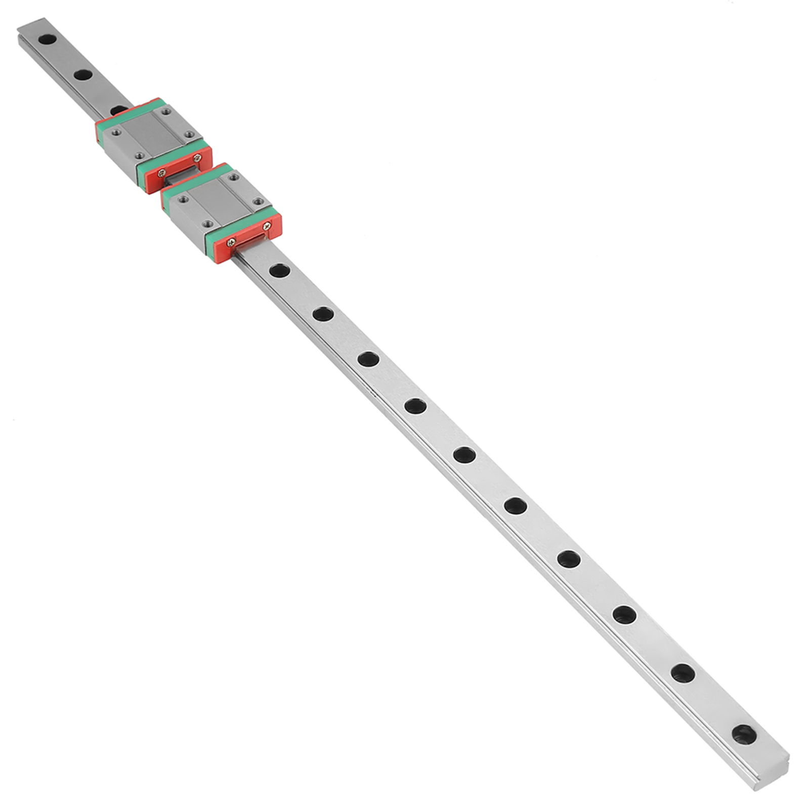 Set Bestehend Aus 3 Teilen: Mgn12 Miniatur-linearführungsschiene, 400 Mm Lang, 12 Mm Breit, Mit 2 Mgn12b-wagen
