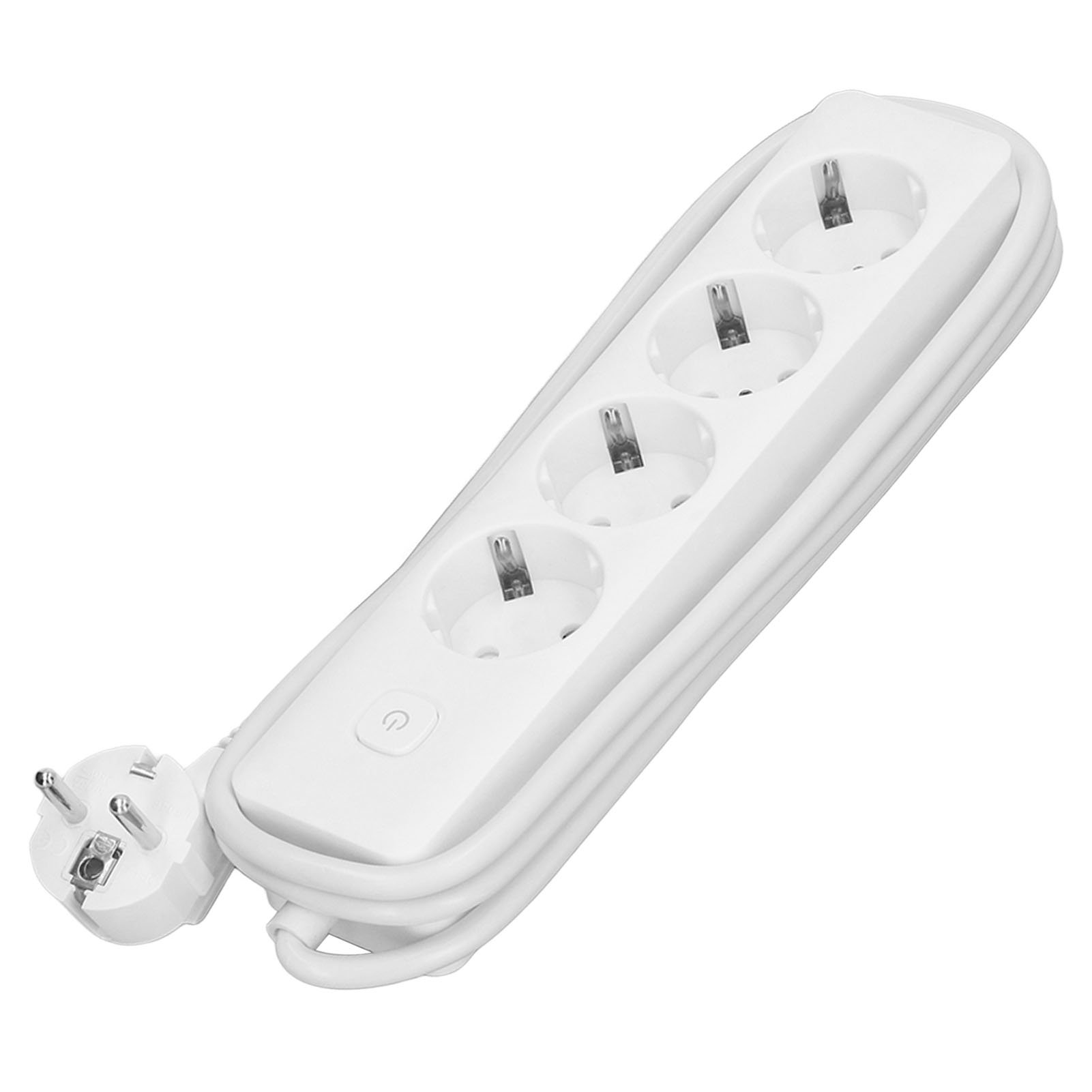 Wasserdichte Mehrfachsteckdosenleiste Für Den Außenbereich Mit Schutzkontakt, 10 A, 2200 W, Eu-stecker, 250 V, Sf008-4