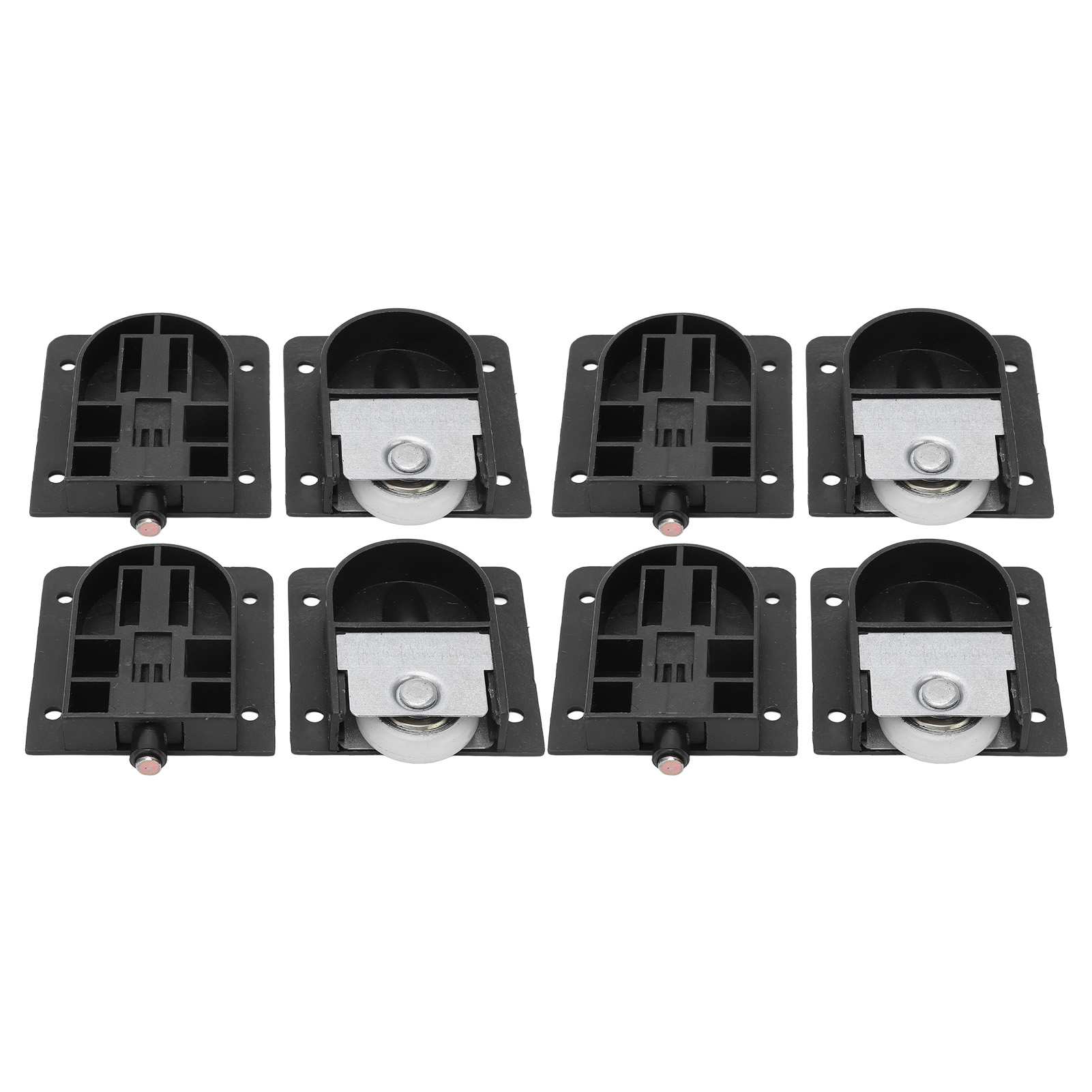 Set Mit 4 Schiebetürrollen 25 Mm, Gleitrollen Für Schränke Und Möbel