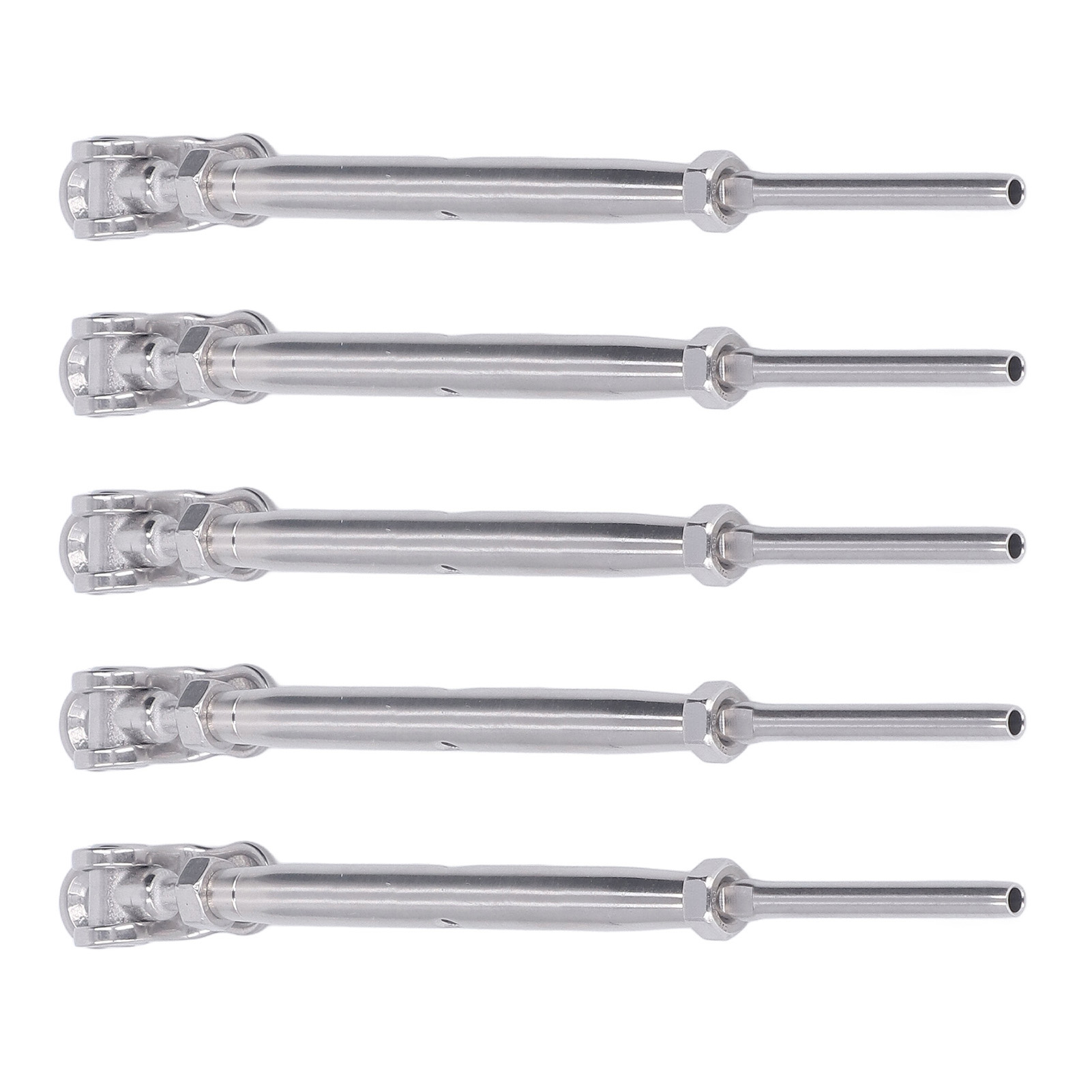 Satz Mit 5 1/8-zoll-edelstahl-gewindeösen, Hochpräzise Für Kabelgeländer, Marine-set