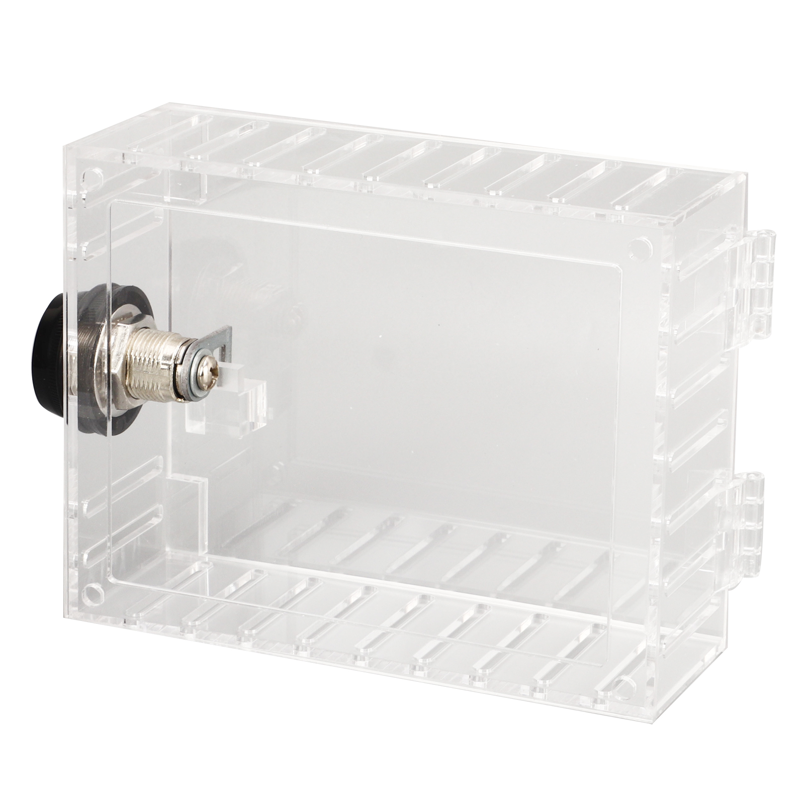 Transparenter Sicherheitskasten Mit Zahlenschloss Für Thermostat, Diebstahlsicheres Wandgehäuse Mit Schlüssel, Universelles Transparentes Schutzgehäuse