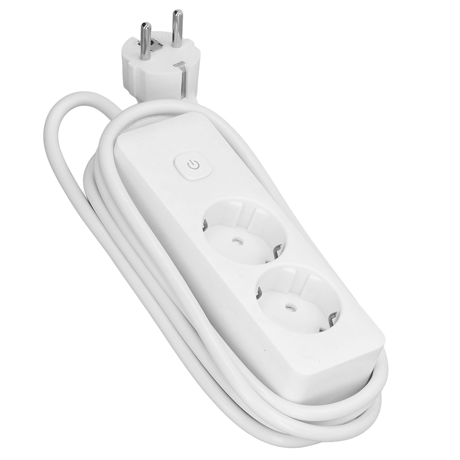 2200w 10a Mehrfachsteckdosenleiste Mit 2 Eu 250v Steckdosen Und Anschlussdose Sf008-2