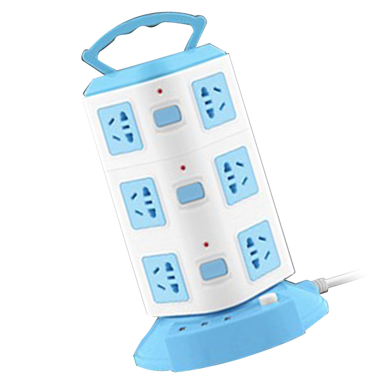 Multifunktionale Turmsteckdosenleiste Mit Überlastschutz Und Usb-anschluss, 220 V, 10 A, Chinesischer Stecker