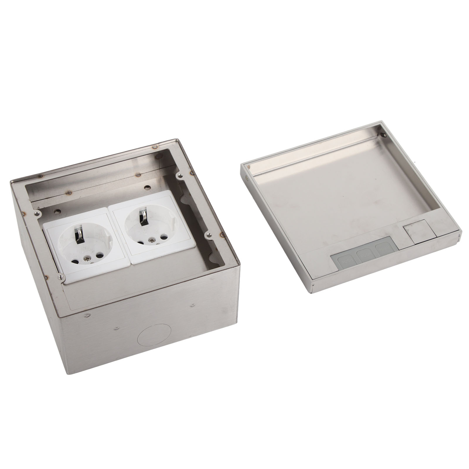 Doppelsteckdose Mit Standard-eu-stecker, 250 V, Wandstecker, Anschlussdose