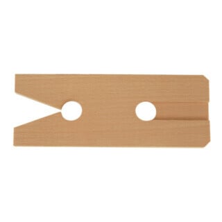 Laubsägebrettchen L170xB65mm aus Buche gehobelt / geschliffen