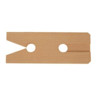 Laubsägebrettchen L170xB65mm aus Buche gehobelt / geschliffen