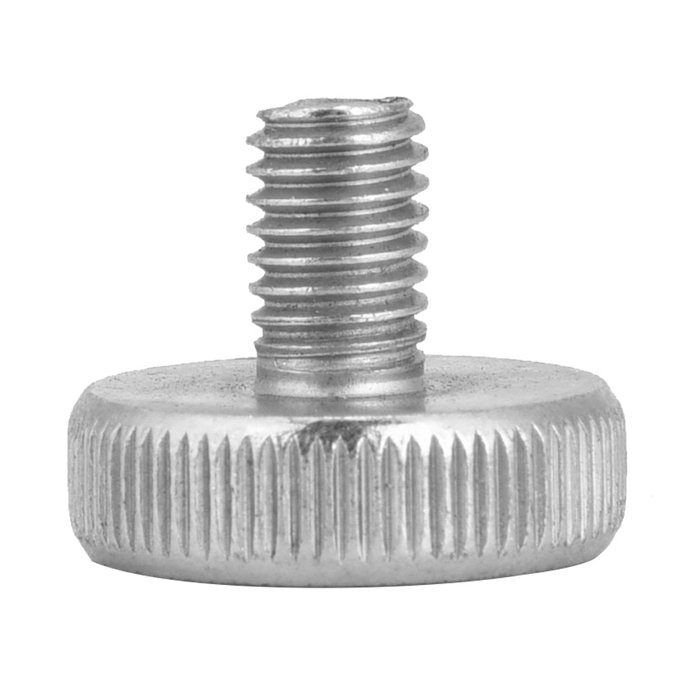 Packung Mit 10 M8-flachrändelschrauben Aus Verzinktem Stahl, Abmessungen M8x12 Mm