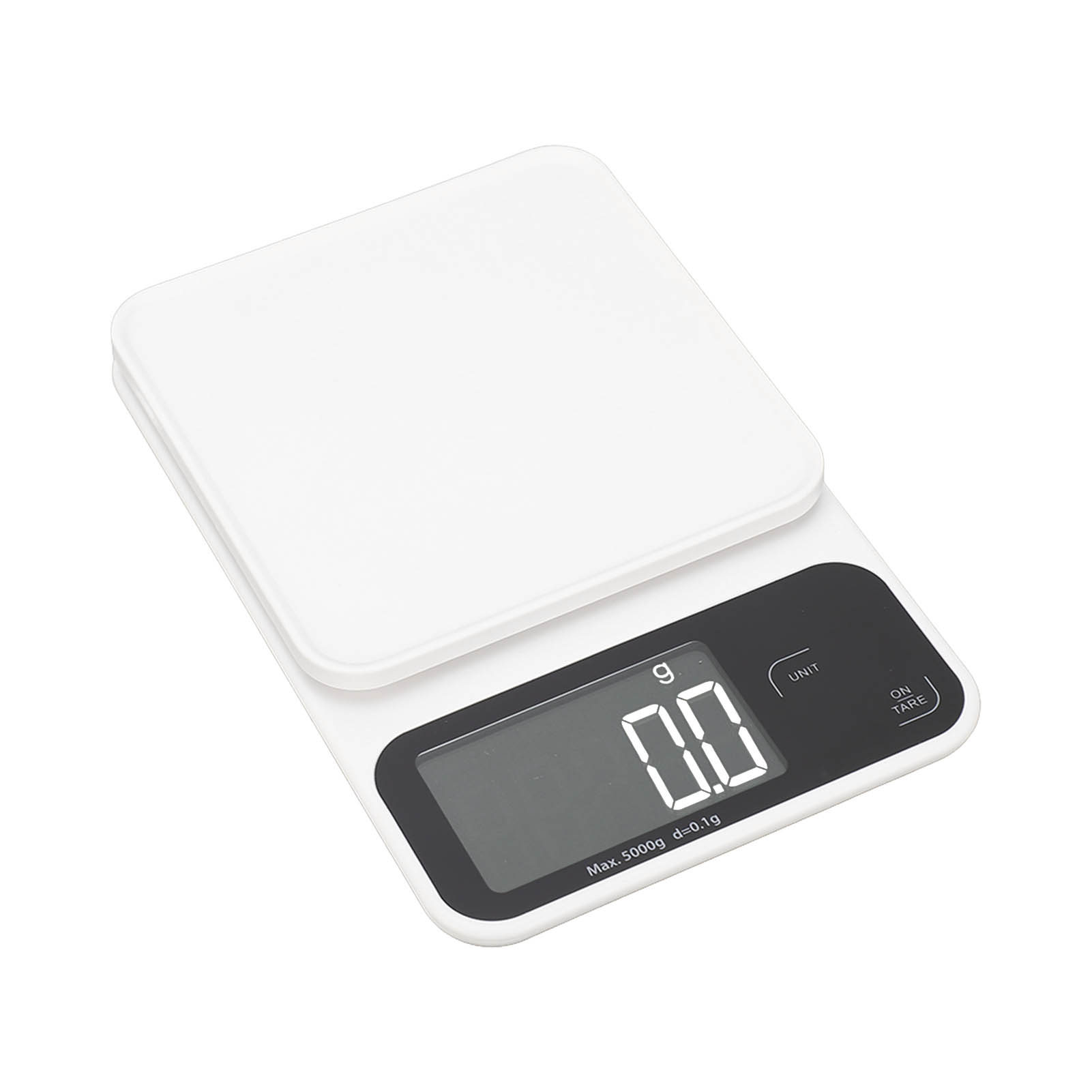 Digitale Küchenwaage (5 Kg) Mit Hochpräzisem Lcd-touchscreen Und Wandhalterung Für Konditorei Und Labor