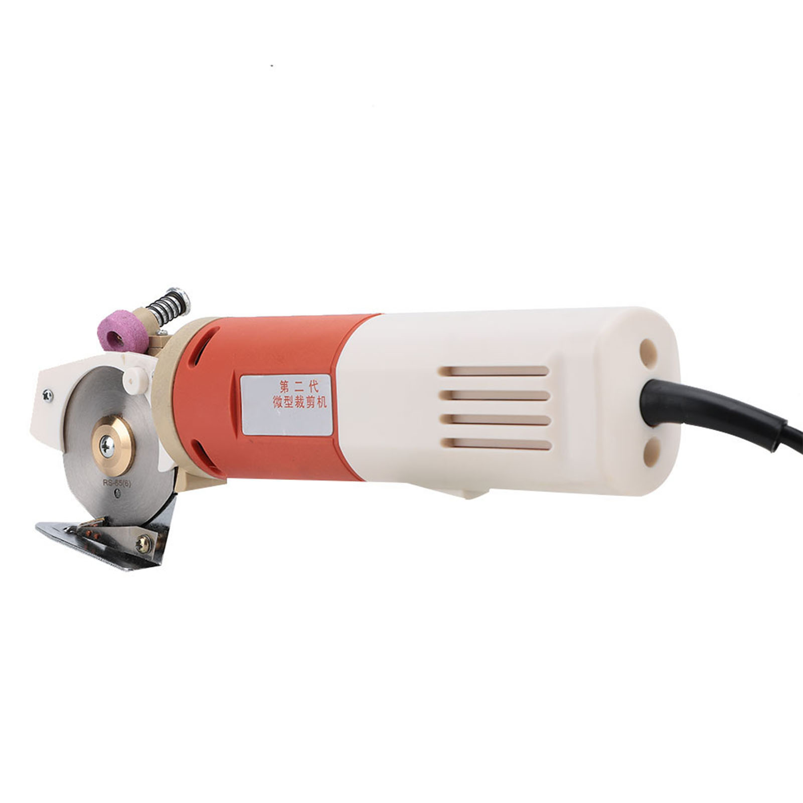 Elektrischer Handkreisschneider (65 Mm), 220 V, Rotationsklinge, Textilschneidemaschine, Eu-stecker
