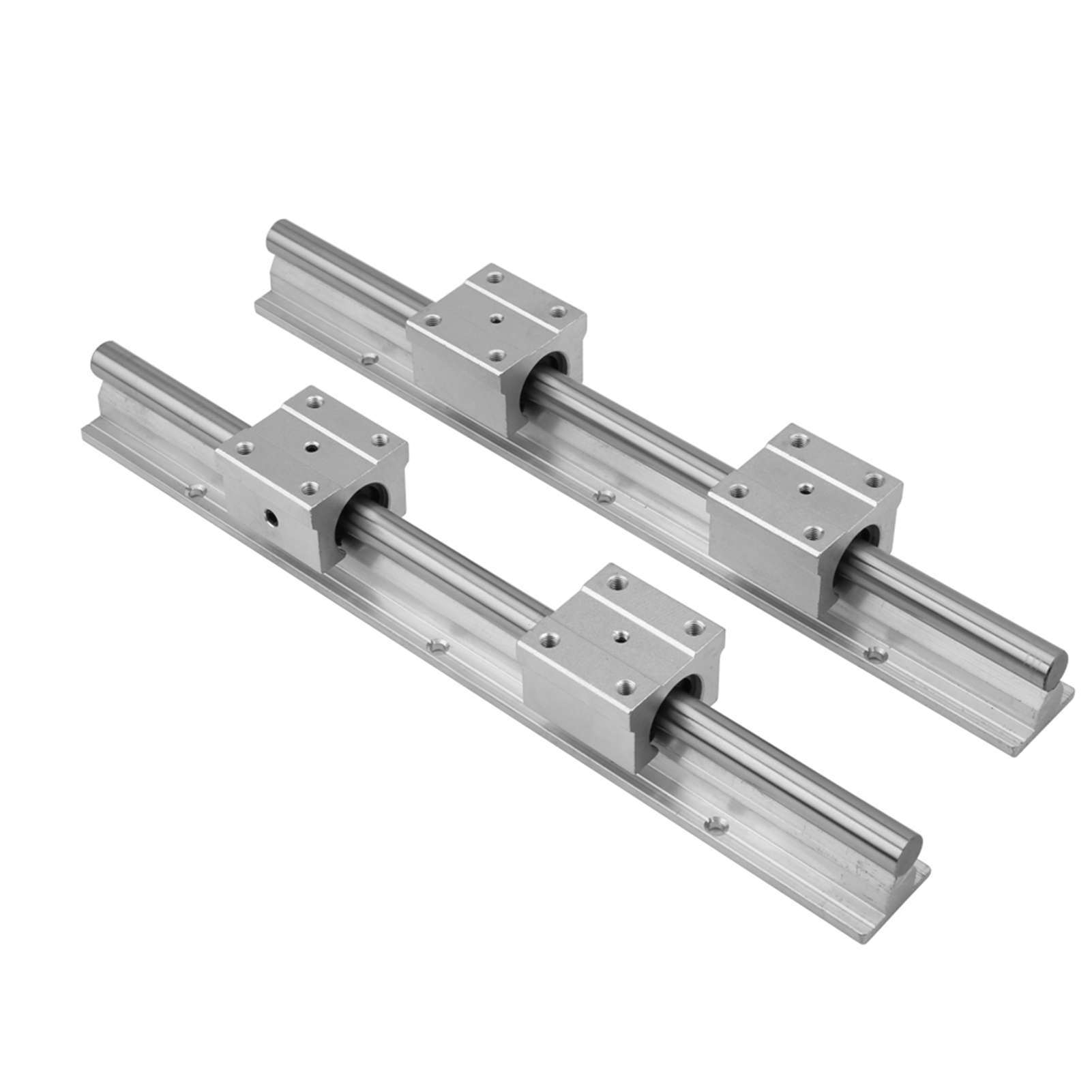 Set Bestehend Aus 2 Sbr12uu 300mm 12mm Linearführungen + 4 Gleitblöcken Mit Lagern