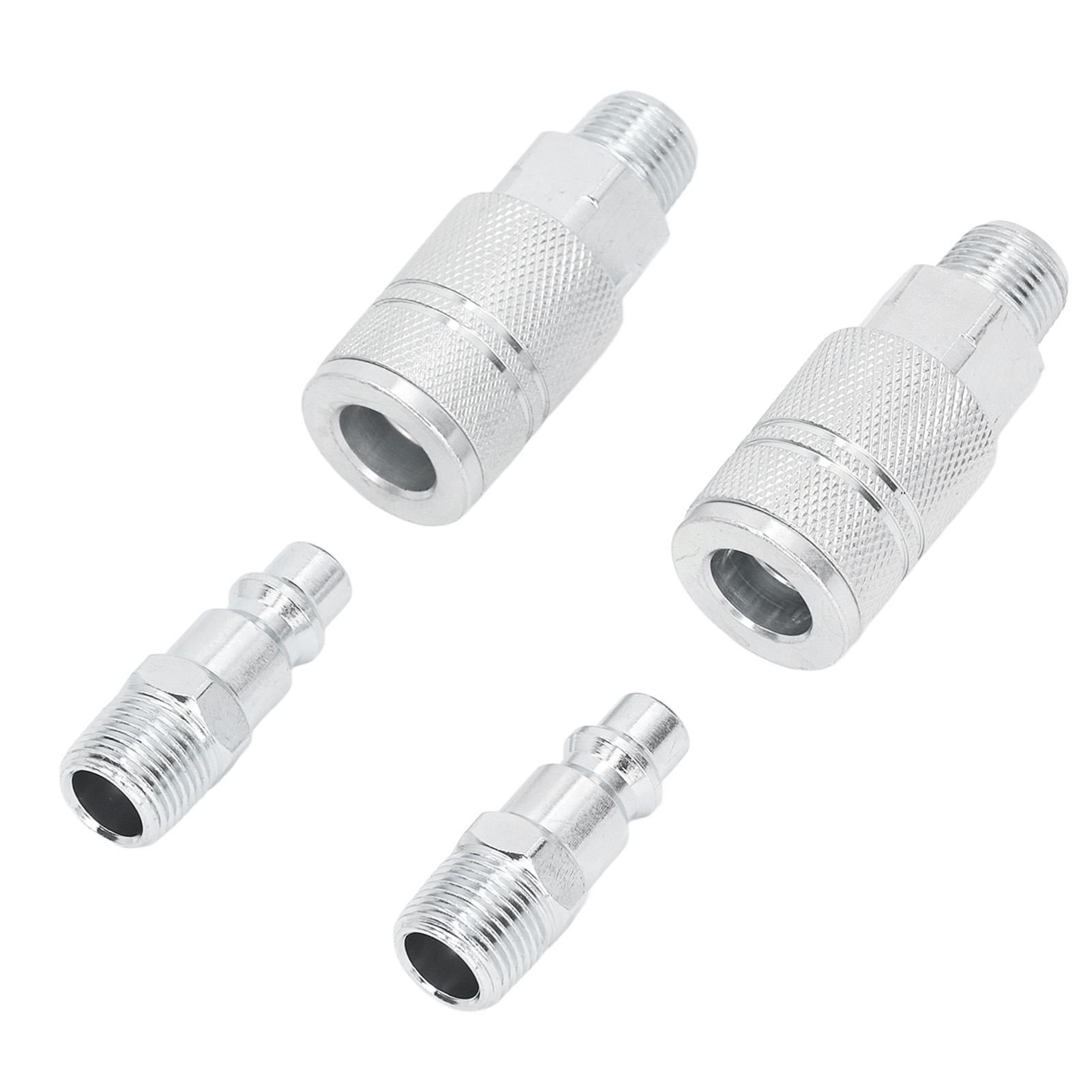 Druckluftschlauch-anschlüsse, 2 Außenanschlüsse, 2 Außenstopfen, 3/8-zoll-npt-schnellkupplungen Für Industriekompressoren