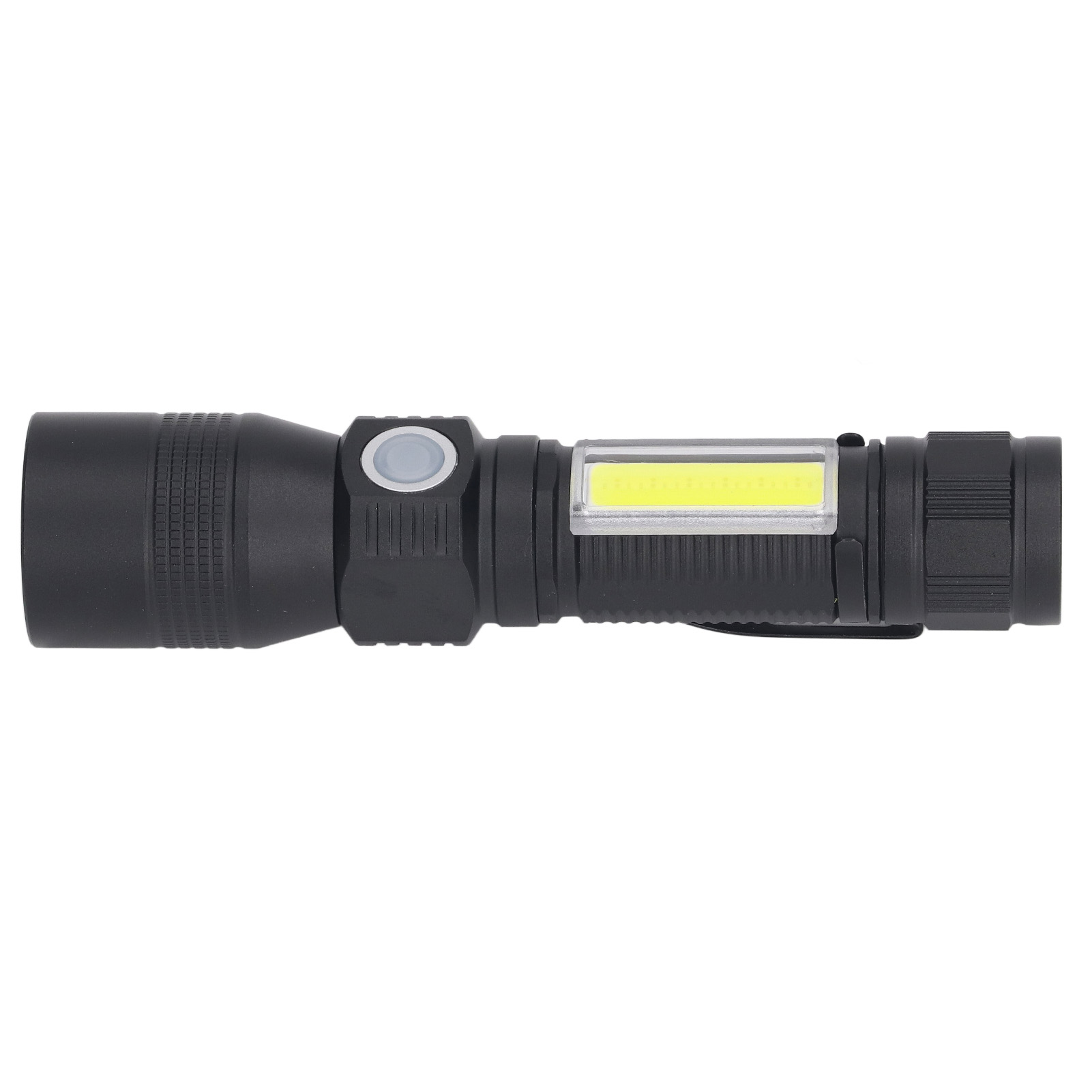 Wiederaufladbare Led-taschenlampe, Ultrahelle Cob-taschenlampe, Magnetfuß, Superhell