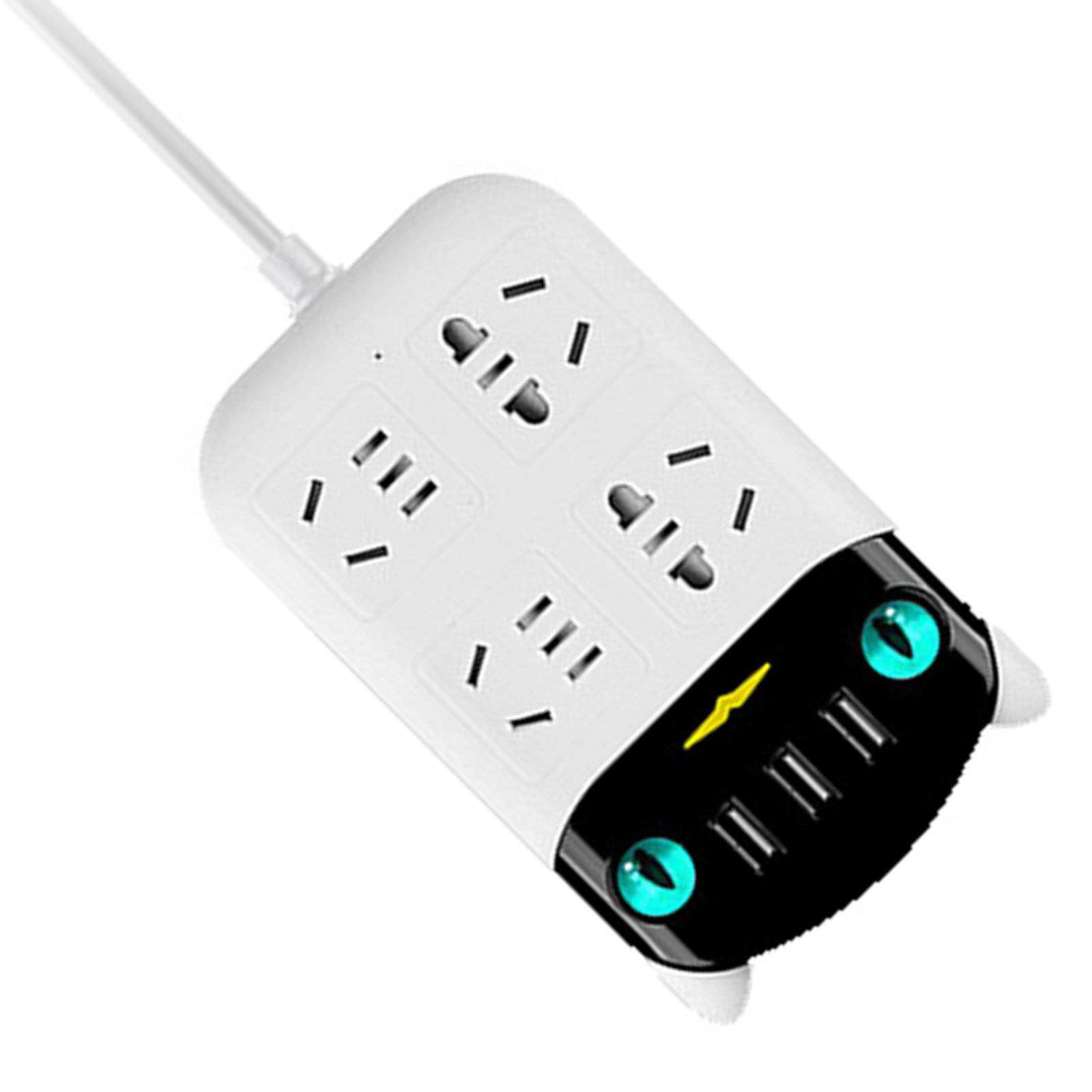 Usb-steckdosenleiste, Mehrfachsteckdose Mit Usb-anschlüssen, Feuerfestes Abs-gehäuse, Steckdose Für Zuhause Und Büro, 220-v-stecker (china-stecker)