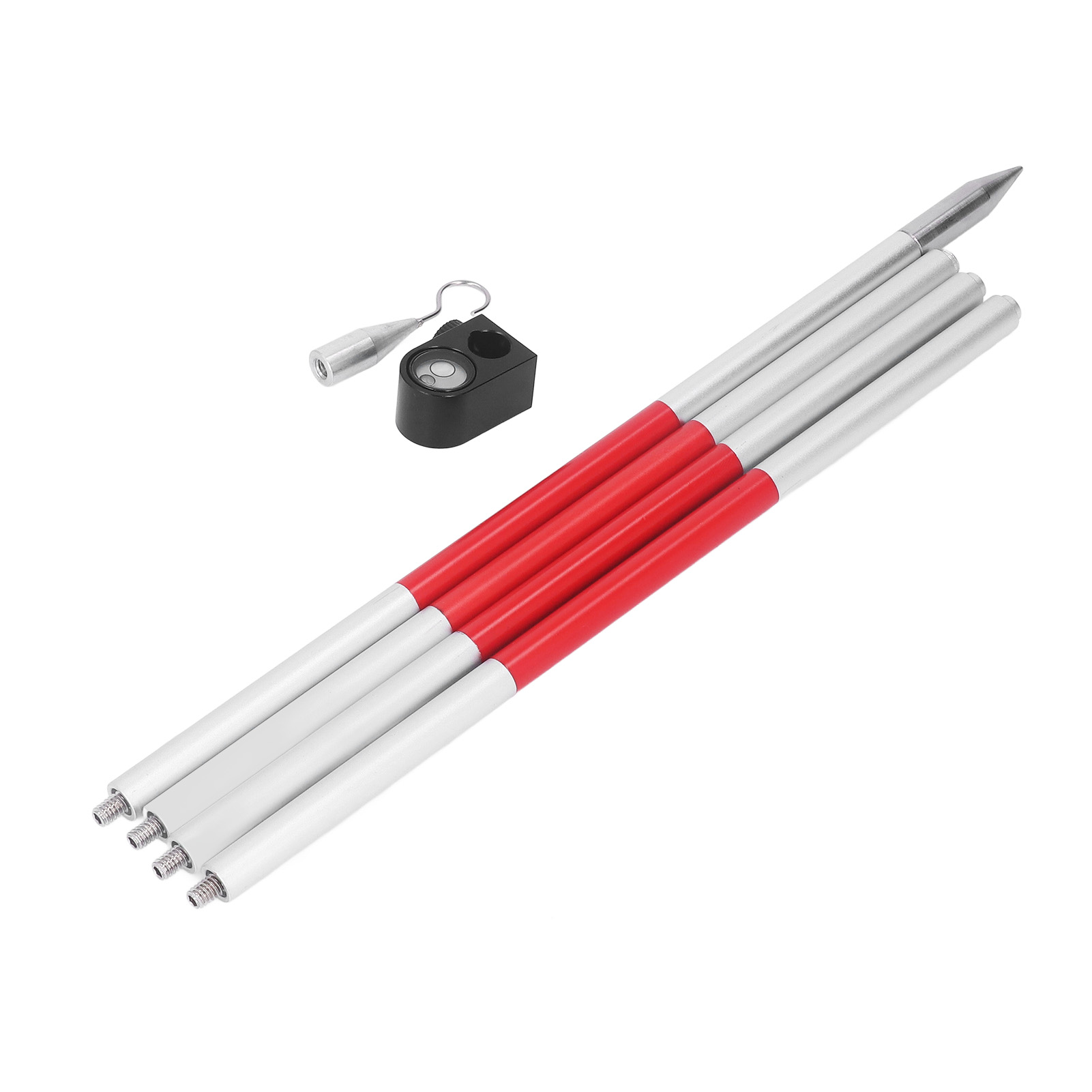 4-teiliger Prismenstab Mit Universellem 1/4-zoll-gewinde, Topografischer Messstab Aus Aluminiumlegierung
