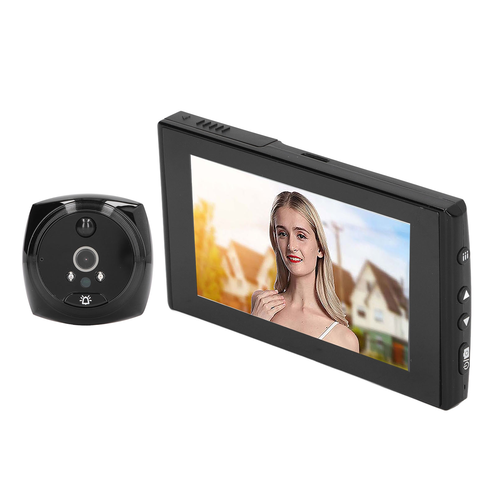 4,5-zoll-hd-digital-türklingel-videokamera Mit Optischer Türspionfunktion Und Nachtsicht