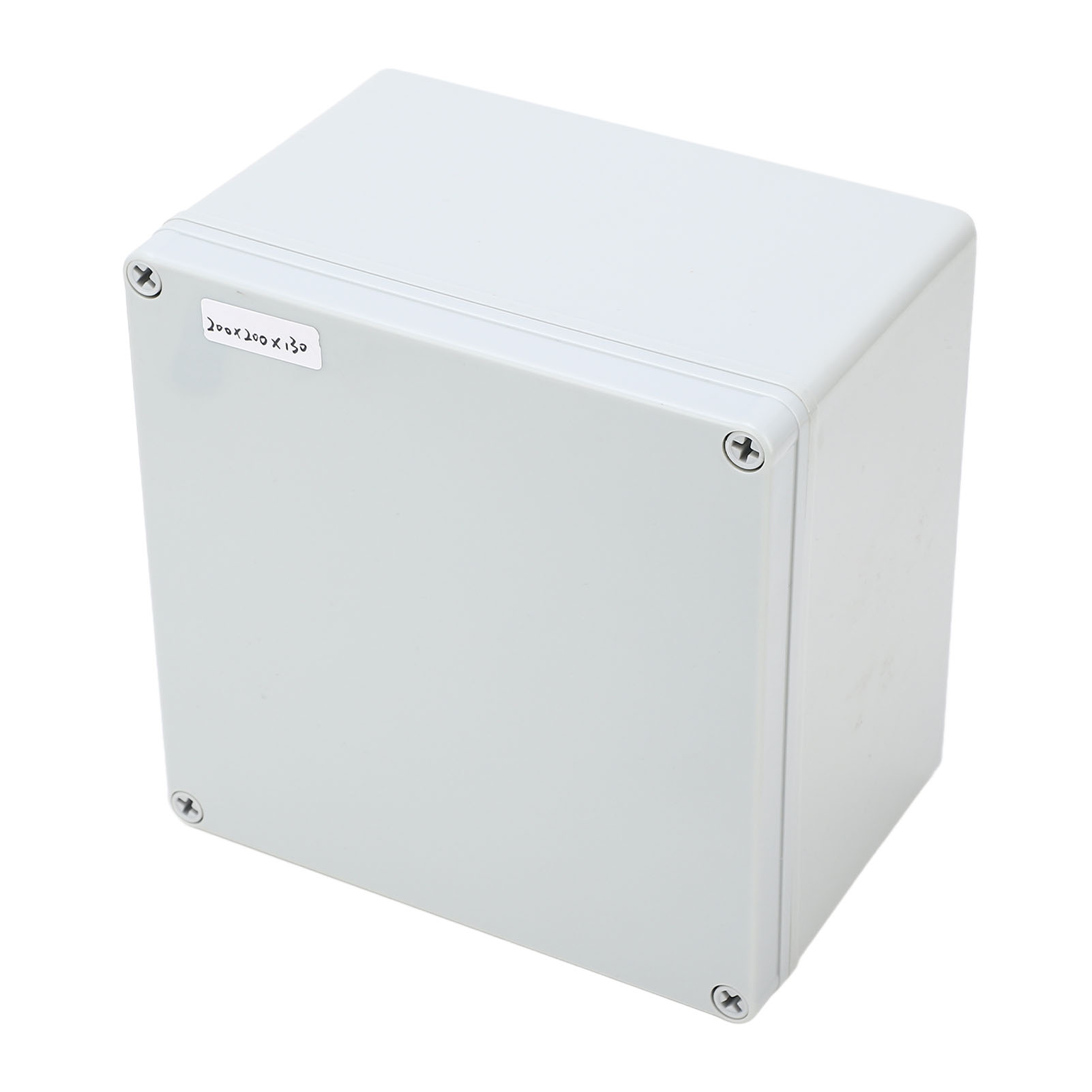 Wasserdichte Abs-anschlussdose Ip67 Für Den Außenbereich, Universell 200 X 200 X 130 Mm, Elektrisches Projektgehäuse Mit Montageplatte