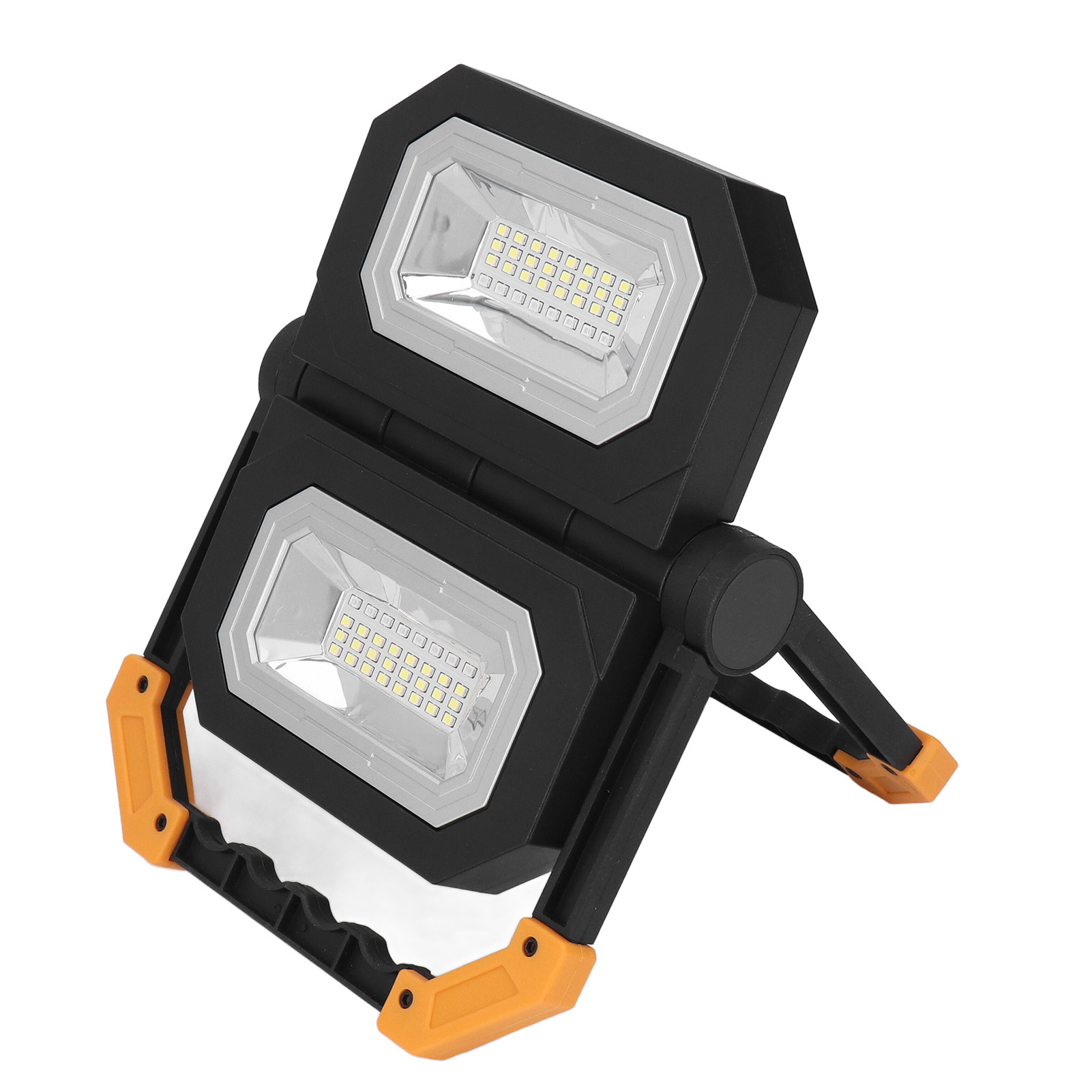 Wiederaufladbare 64-led-arbeitsleuchte (6000 K) Mit 2 Leuchtmodi (rot/blau Blinkend), Tragbar Und Faltbar, Für Mechaniker