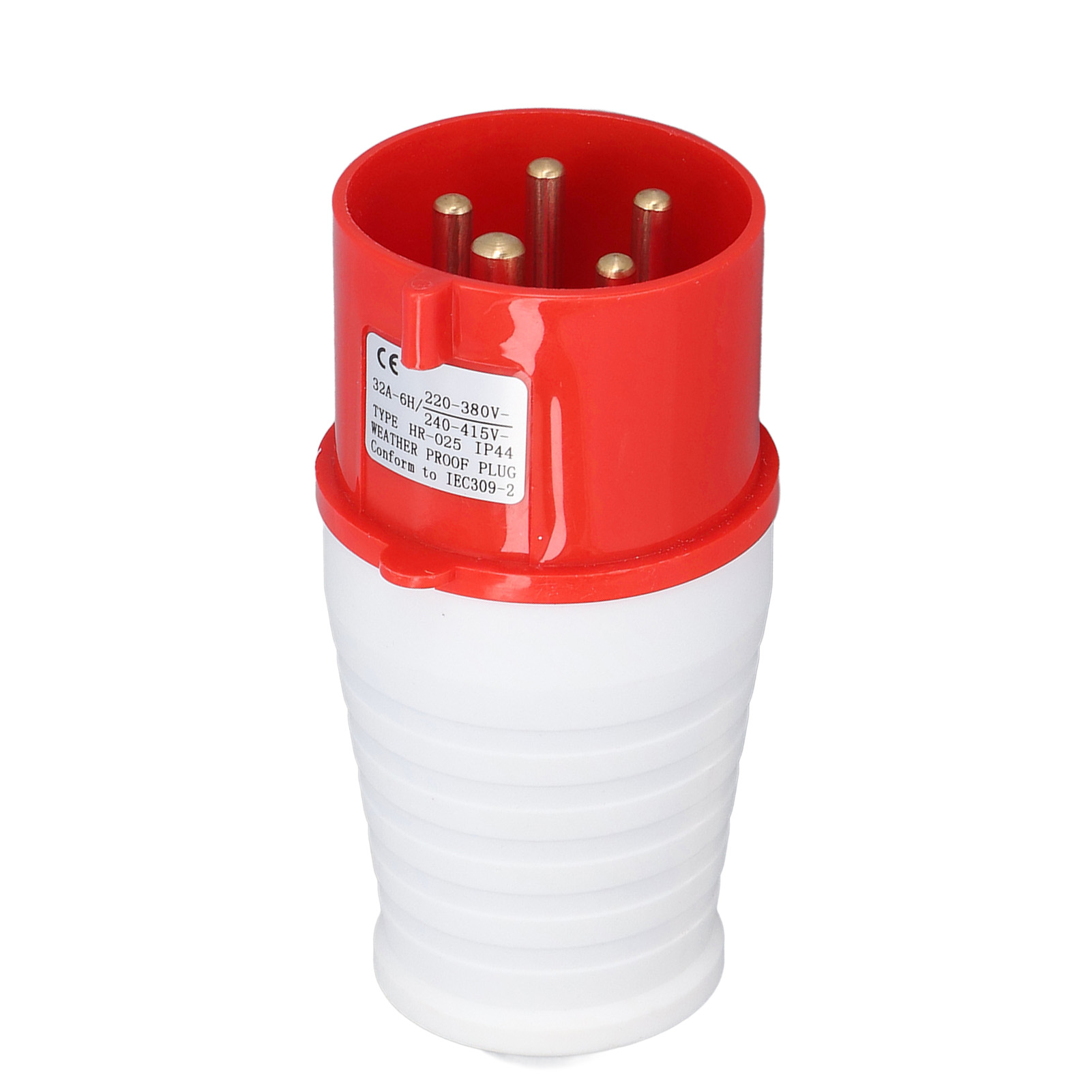 5-poliger Industriestecker, 32 A, Schutzart Ip44 (wasserdicht Und Staubdicht), Fliegerstecker, 220–380 V/240–415 V, Hr-025