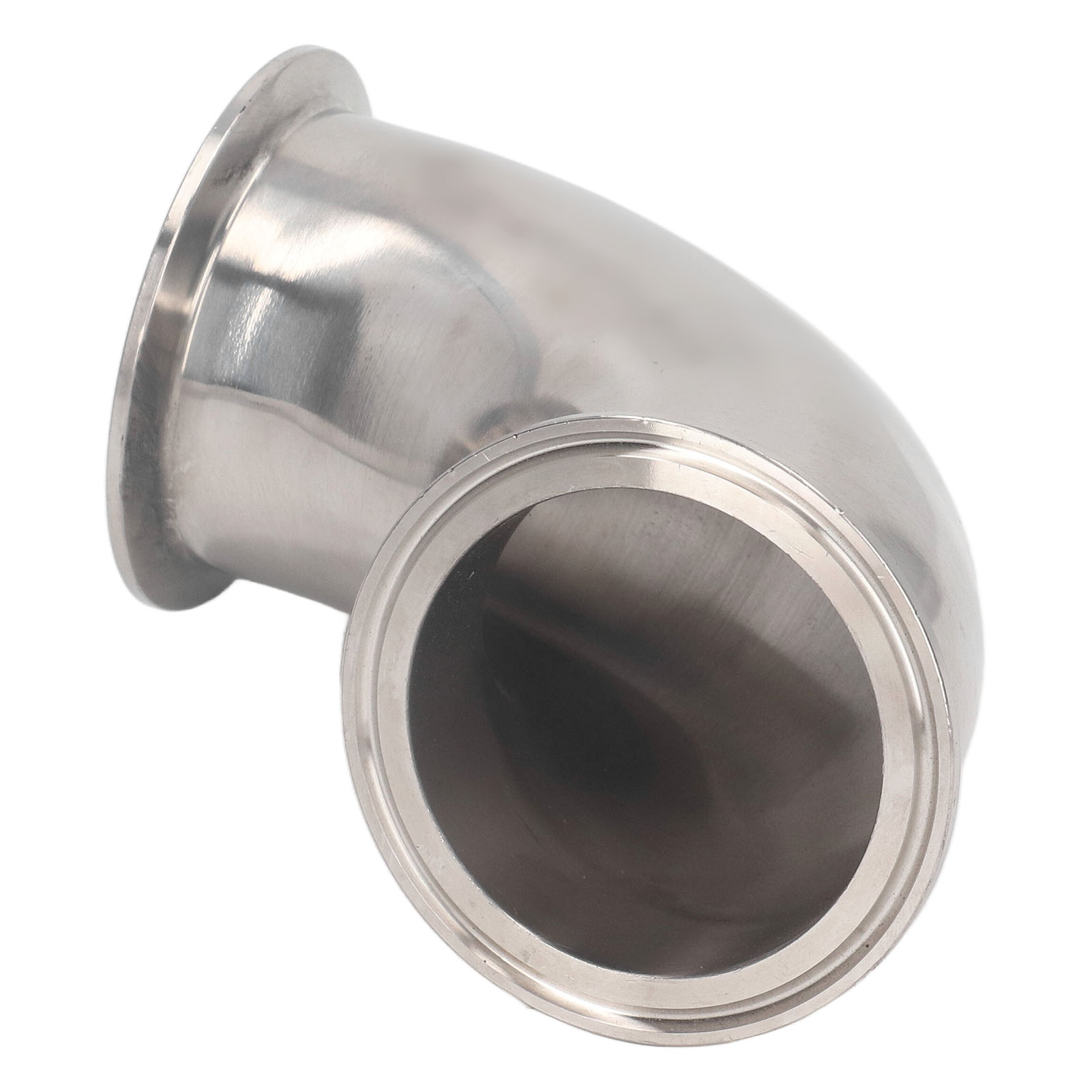 90°-winkel-sanitärfitting Aus Edelstahl 304, Hochdruckbeständig, Klemmverbindung, Ø76.