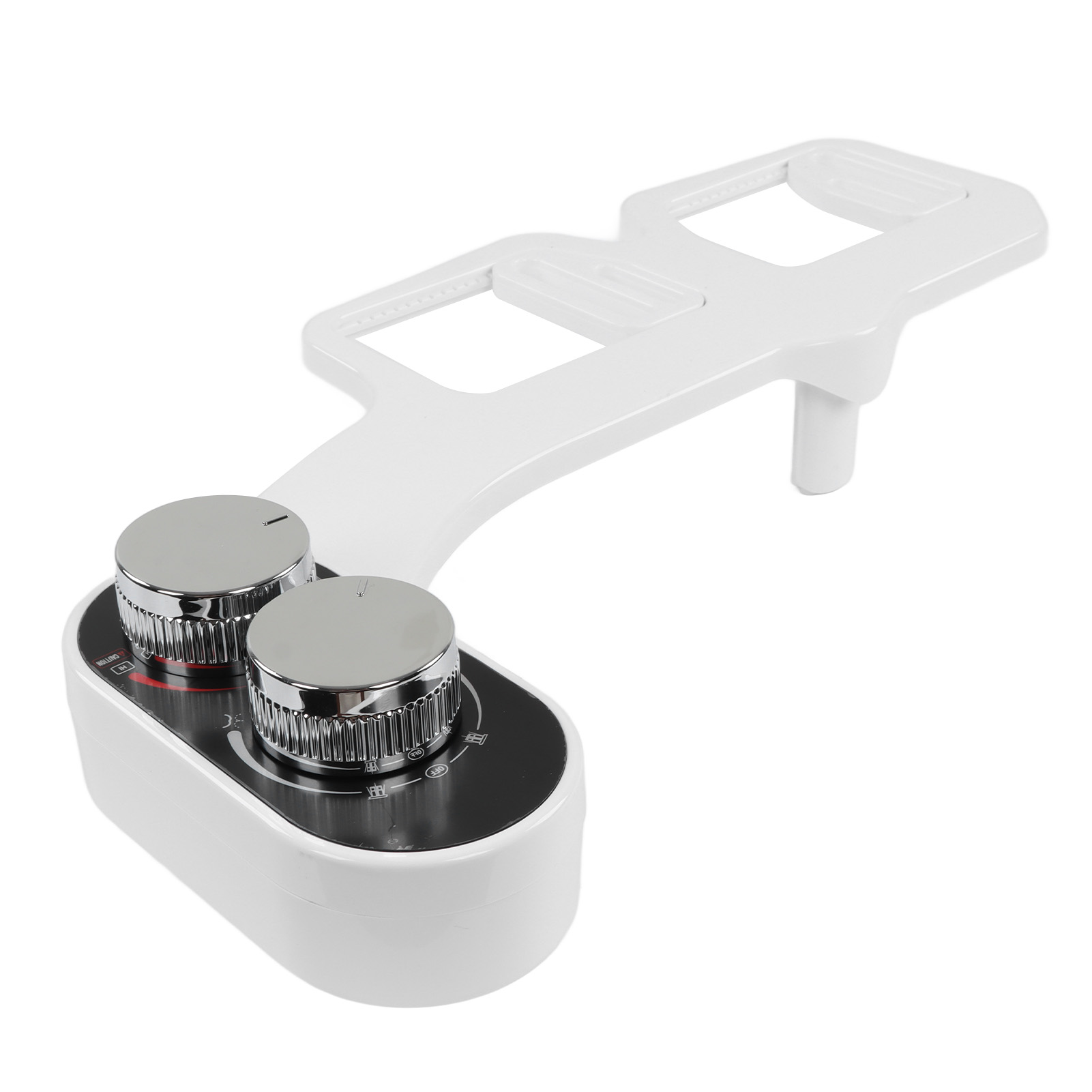 Zweistrahliger, Nicht Elektrischer Bidet-sprühkopf, Selbstreinigender Wc-aufsatz, Einstellbarer Wasserdruck, 9/16-zoll-anschluss (nordamerika).