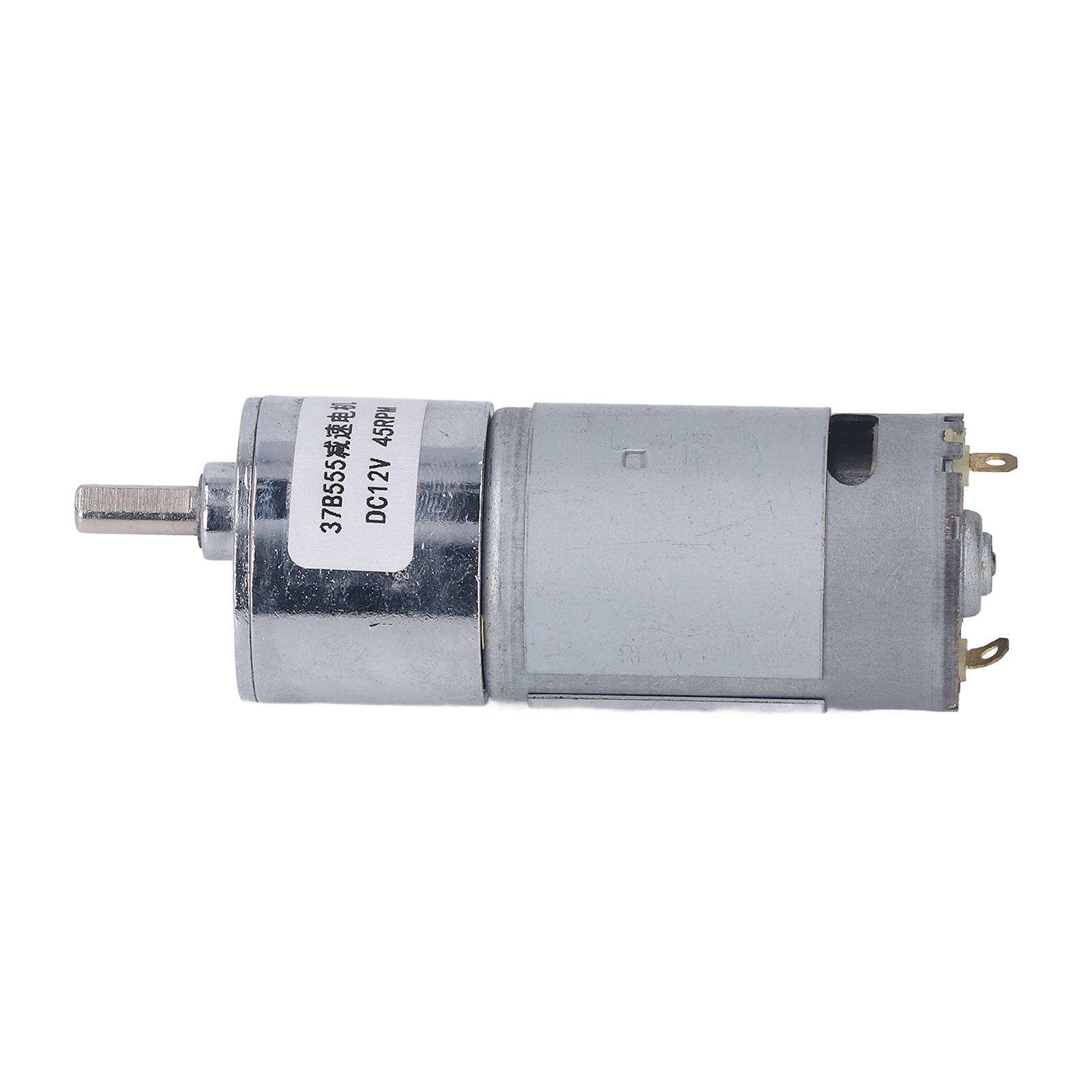 Getriebemotor Mit 45 U/min, Messingspule, Reversibel, Selbsthemmend, Verschleißfest, 12 V