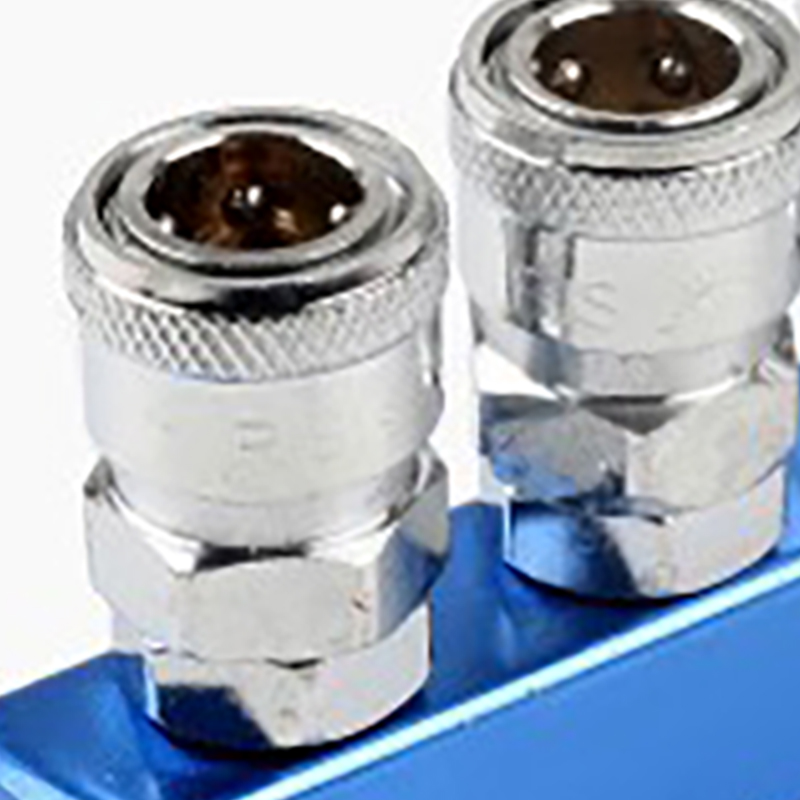 Gerader 3-wege-luftverteiler, Schneller Pneumatischer Anschluss, Verschleiß- Und Korrosionsbeständig, Für Kompressor Und Luftschlauch.