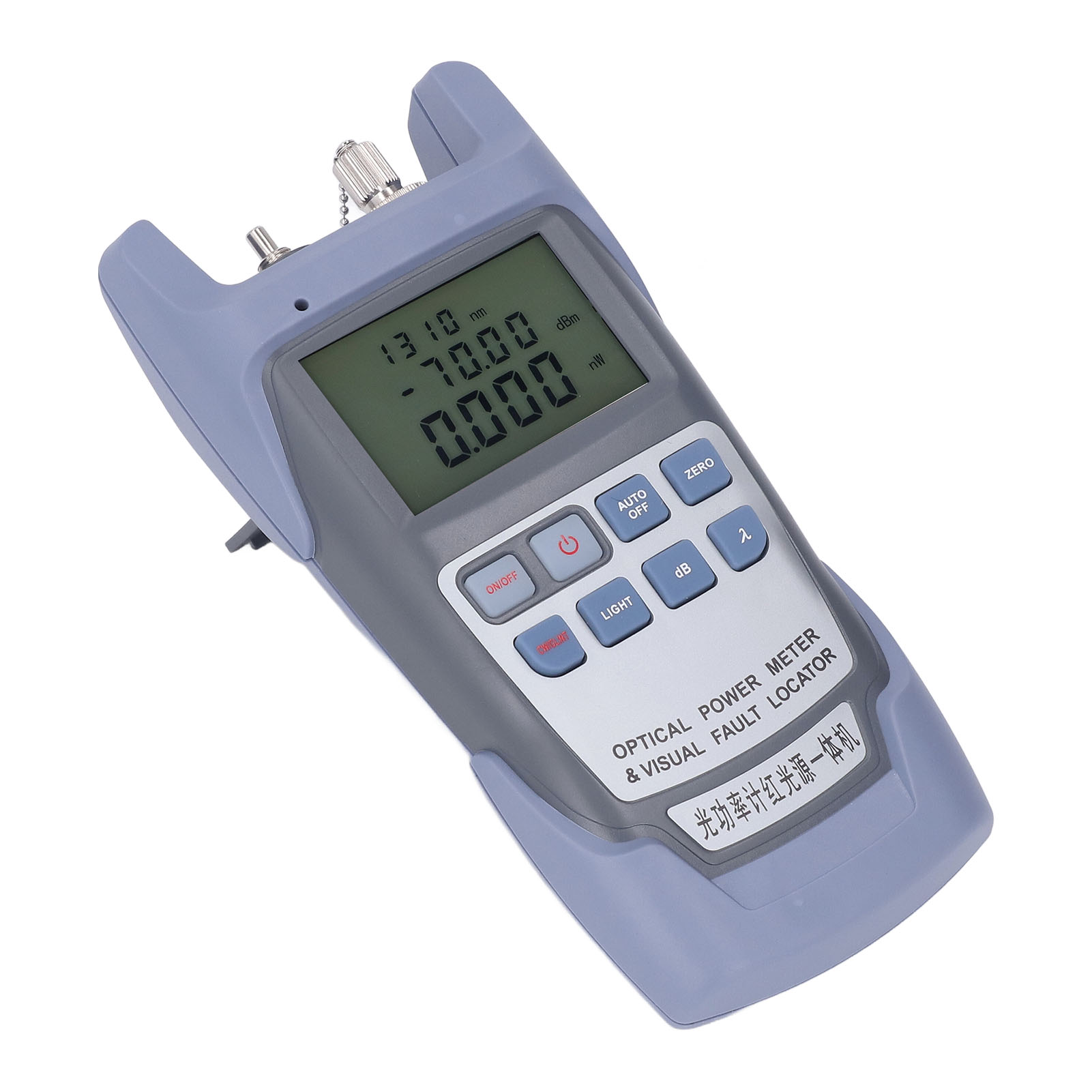 Hochpräziser 650-nm-7-wellenlängen-glasfaserkabeltester, 50-mw-fehlerdetektor