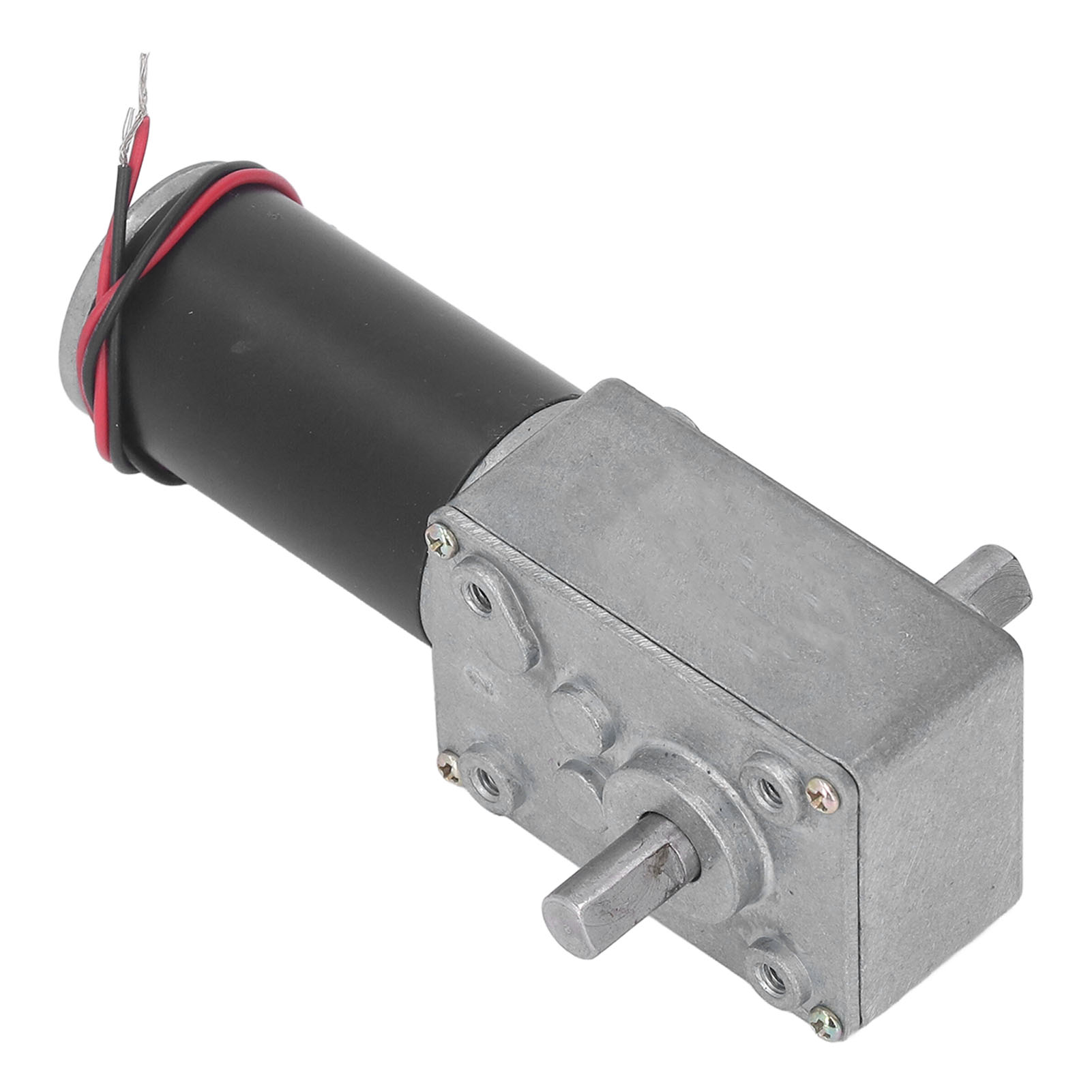 12-v-gleichstrom-getriebemotor Mit Doppelschneckenwelle, Hohem Drehmoment, Selbsthemmendem Getriebe, Reversibel, 100 U/min