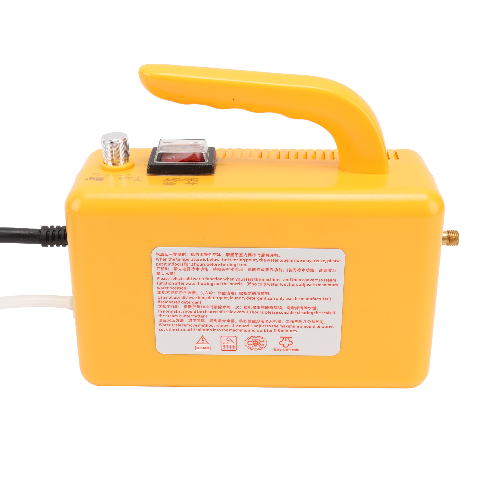 Tragbarer 2600-w-hochdruckdampfreiniger, Tankloses Hochtemperatur-reinigungsgerät Für Haushalt, Auto Und Küche – 220-v-eu-stecker