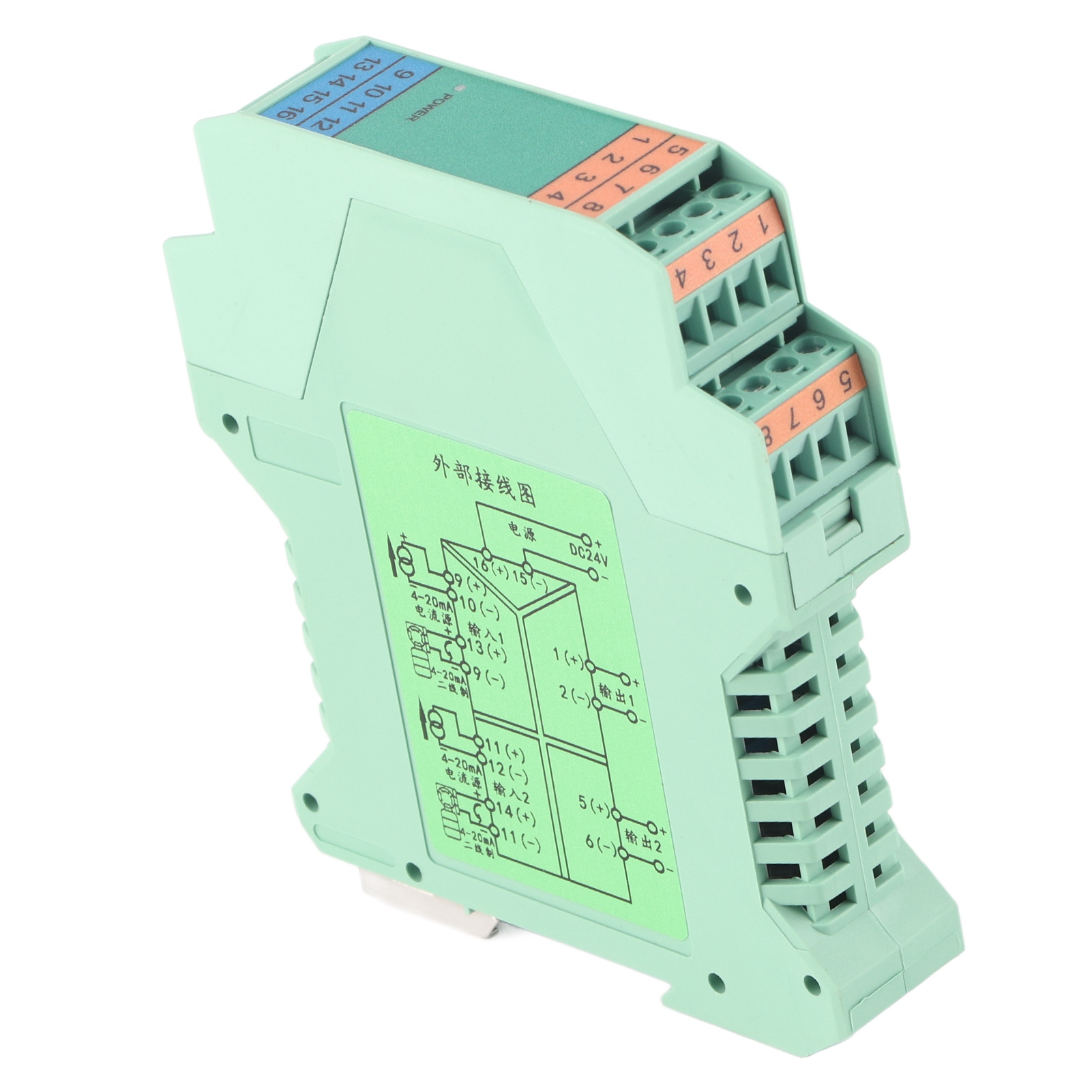 2-eingang, 2-ausgang Dc 4-20ma 24v Transmitter-signalisolator Für Sps