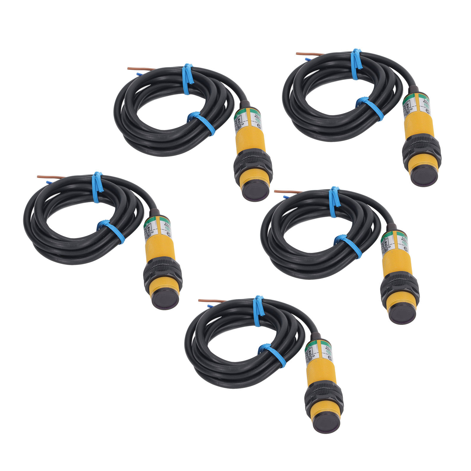 Packung Mit 5 Fotoelektrischen Infrarotsensoren, Optischer Schalter Mit Diffuser Reflexion, 10–36 V Dc