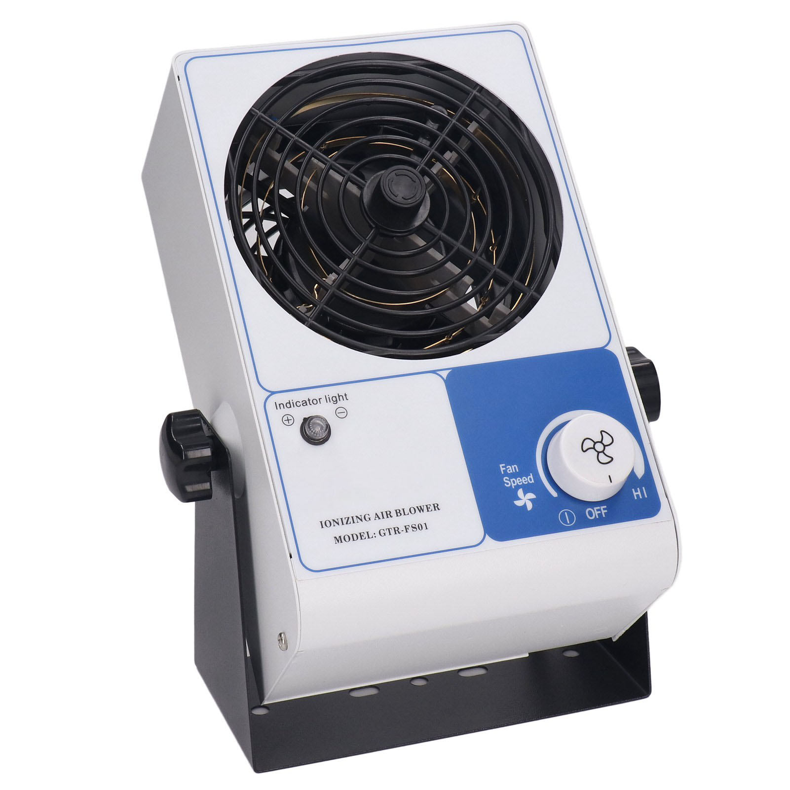 Industrieller, Rutschfester Tischlüfter Mit Ionisationsfunktion, Einstellbarer Antistatischer Esd-lüfter Für Produktionslinien, 220–240 V Eu-stecker