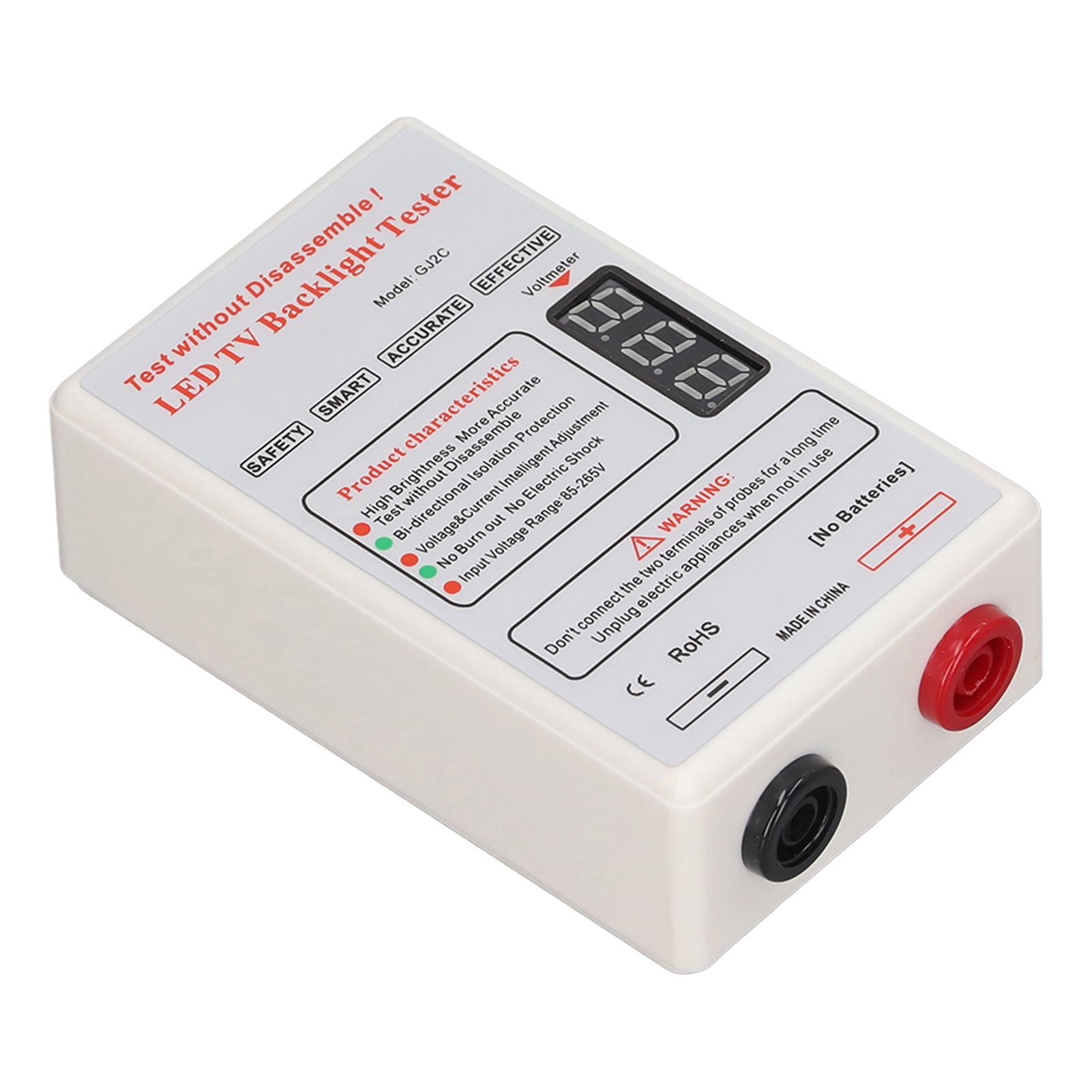 Led-tv-hintergrundbeleuchtungstester, Helligkeitsdetektor Für Led-streifenlampen, Ausgang 0–320 V Dc, Eu-stecker 85–265 V