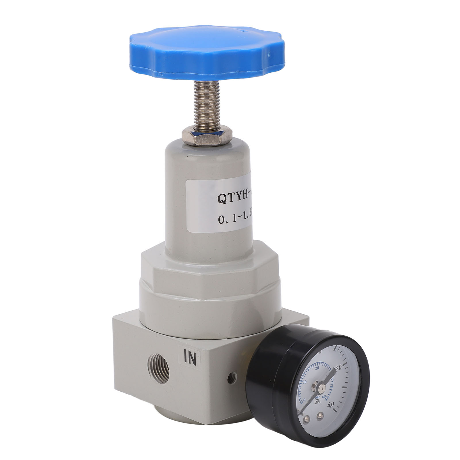 Automatisches Luftdruckregelventil Aus Aluminiumlegierung Mit Manometer Qtyh-10 0,1–1,6 Mpa