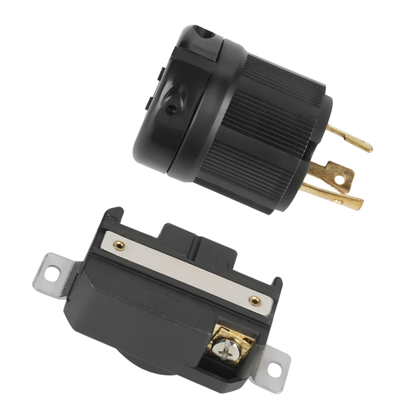 Nema L6-30p L6-30r 30a 250v Elektrischer Steckverbinder, 3-poliger Verriegelungsstecker Und -buchse, Männlich Und Weiblich