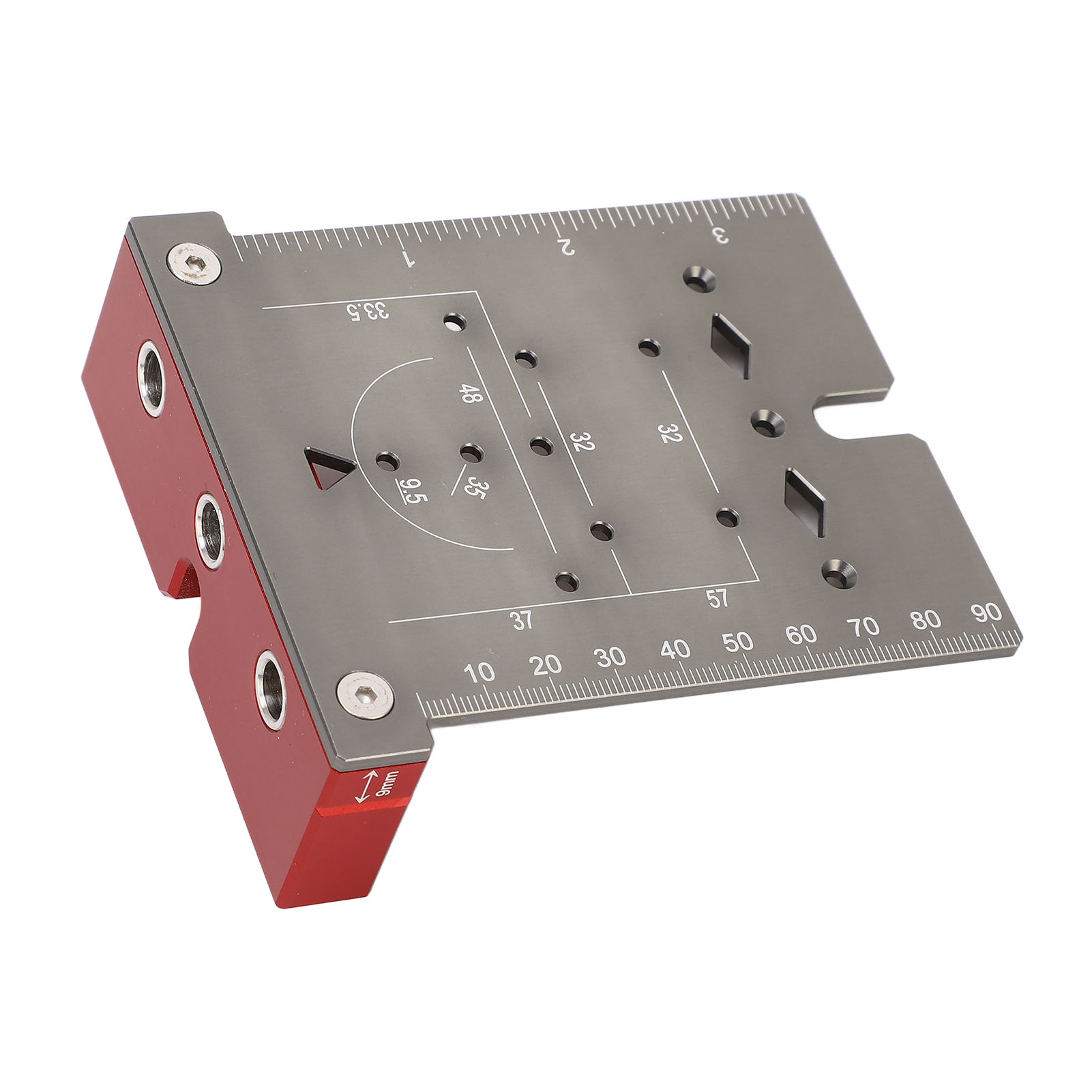 Set Mit 2 Bohrschablonen Für Scharniere, Montagehilfe Aus Aluminiumlegierung, Bohrschablone Für Schranktüren, Holzbohrwerkzeug