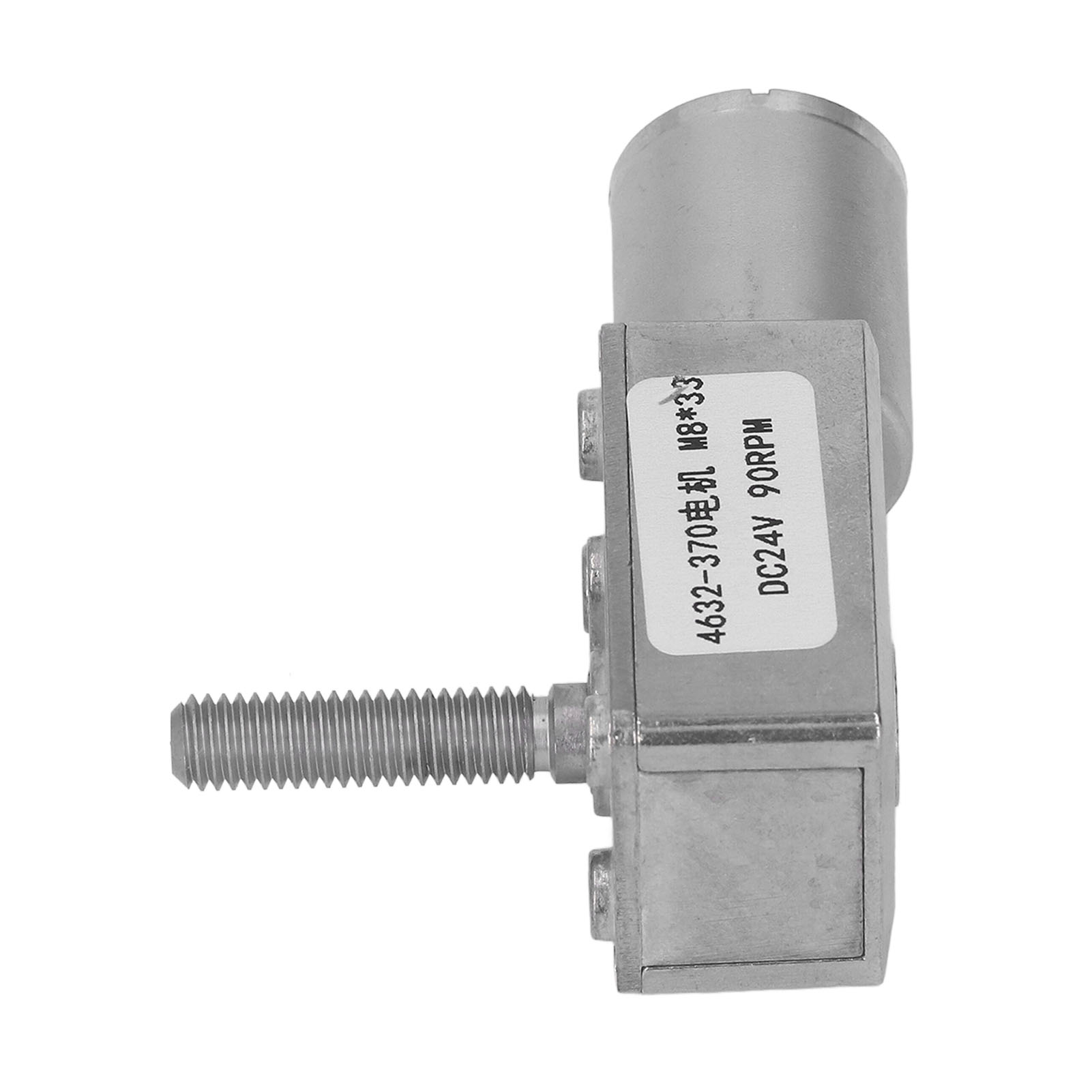 24-v-gleichstrom-turbo-schneckengetriebemotor, Hohes Drehmoment, M8x33-mm-mikrogetriebe, 90 U/min, Elektrowerkzeug