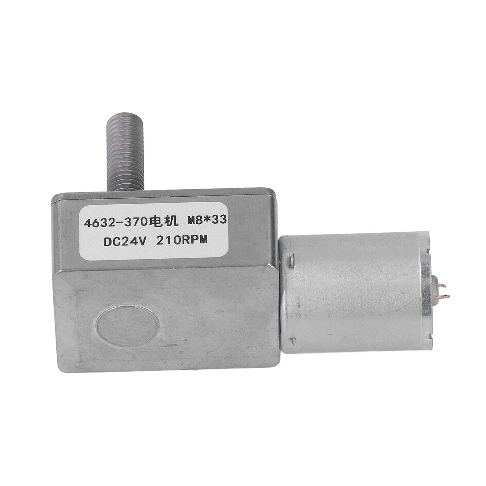 Turbo-schneckengetriebemotor, Hochdrehmomentstarkes Mikrogetriebe Dc24v M8x33mm, Elektrowerkzeug 210 U/min