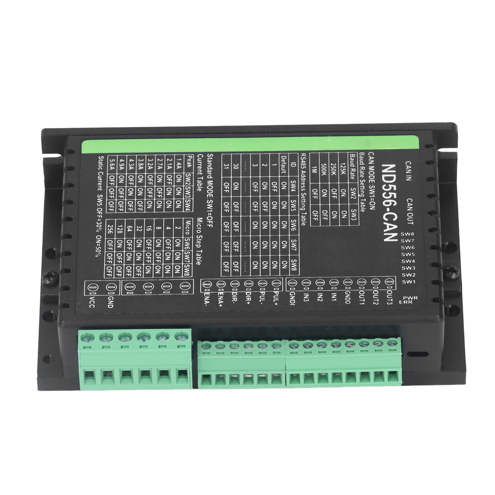 Can-bus Nd556 Digitaler Schrittmotorcontroller, Motortreiber Mit Impulssteuerung, 12–48 V Dc Spannung