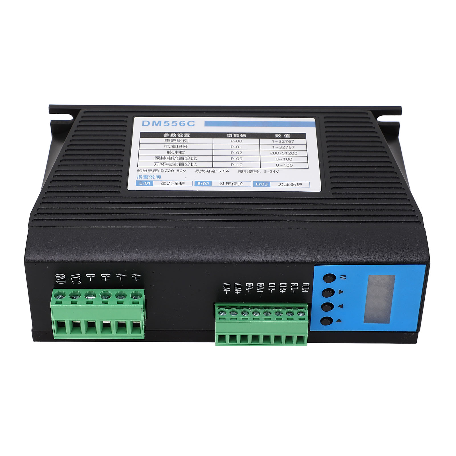 Schrittmotor-steuermodul, 4-stellige Led-anzeige, Digitaler Dc-controller 18-80v