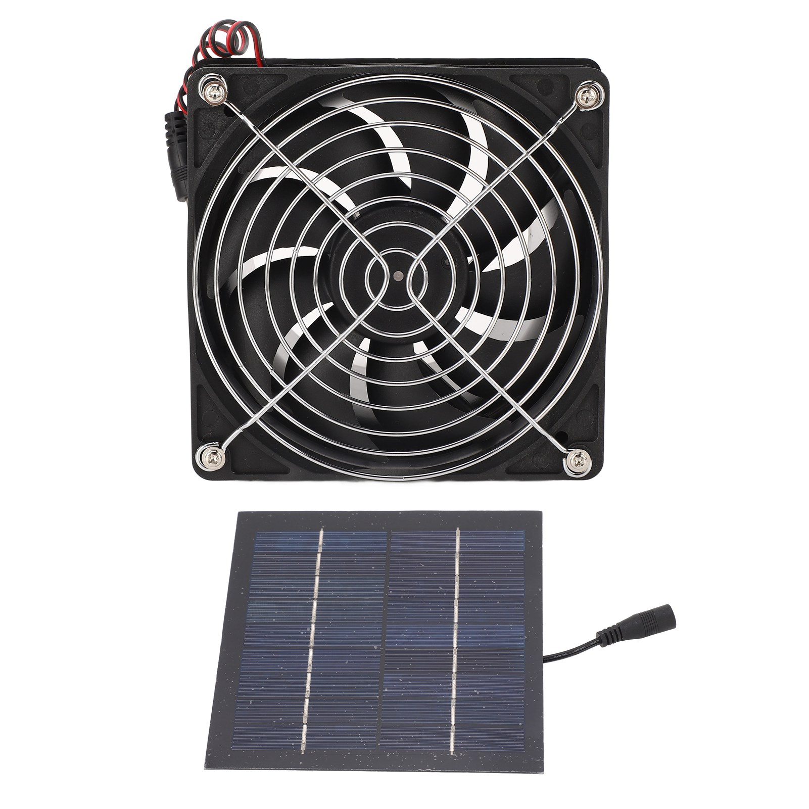 50-w-solarventilator-set Mit Solarpanel Zur Luftabsaugung, Wärmeabfuhr Und Belüftung (5–12 V)