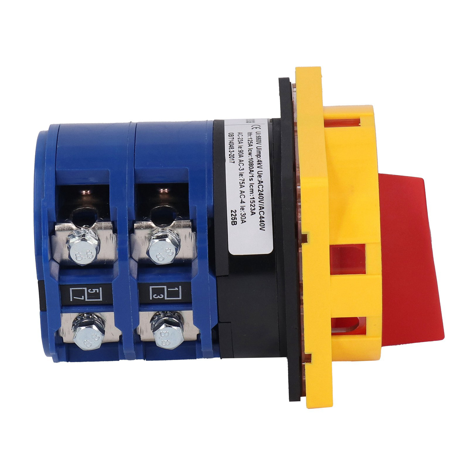 125 A 240 V/440 V Wechselstrom-drehnockenschalter, 2-positionen-universalschalter, Abschließbar
