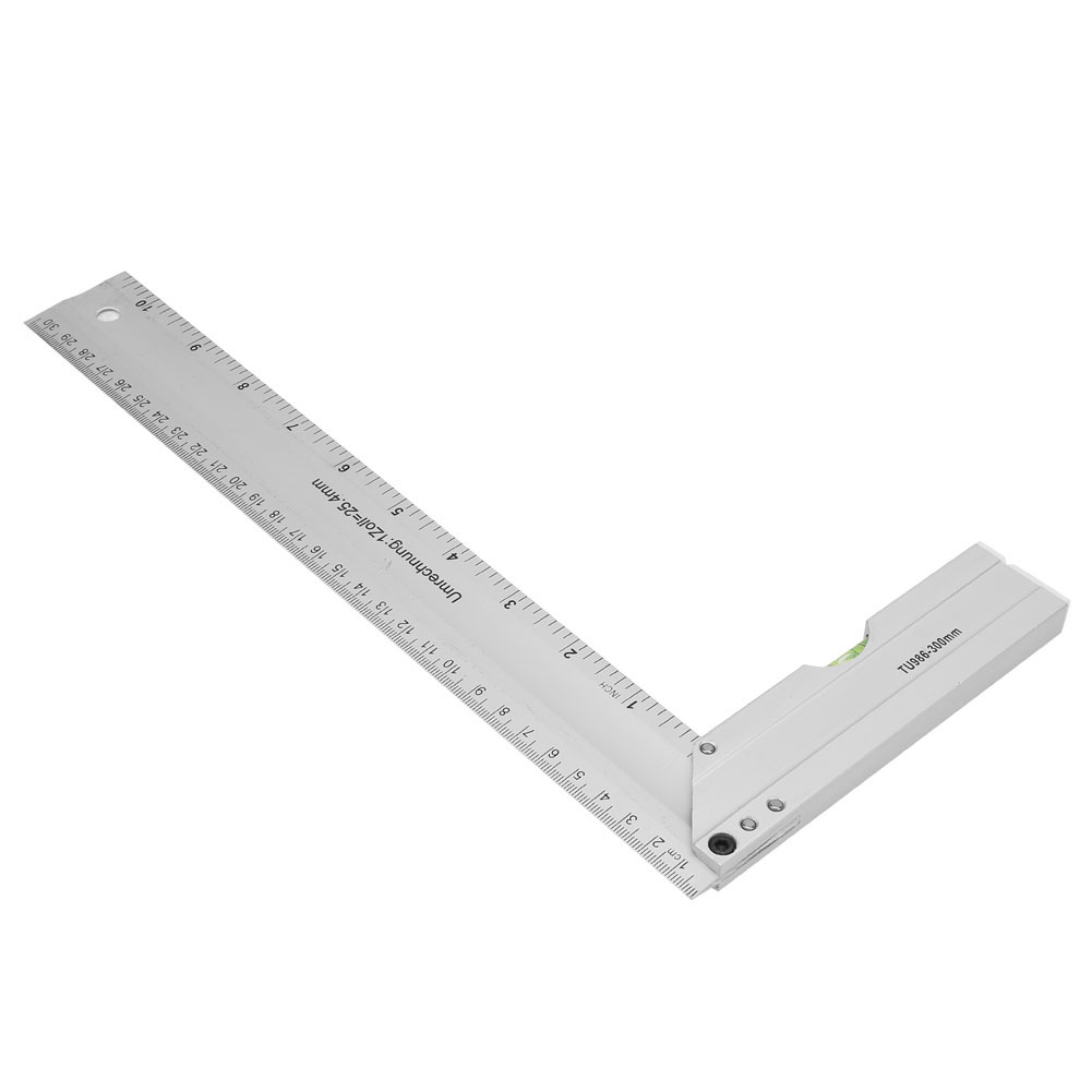 300 Mm Winkelmesser Aus Verstärkter Aluminiumlegierung, 90°-winkelmesser Für Holz