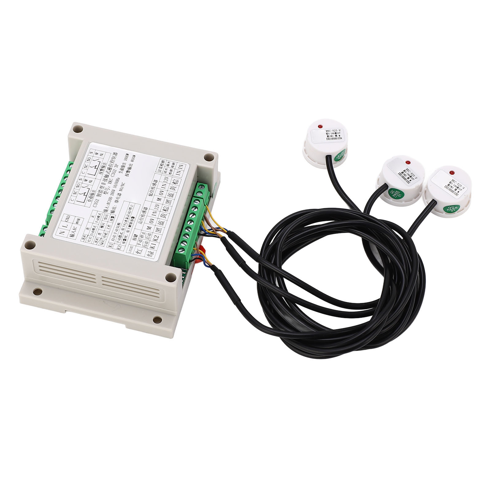Xkc C352 3p Berührungsloser Wasserstandsmelder, 100–260 V Automatischer Regler Für Tanks, Nicht-invasiver Flüssigkeitssensor