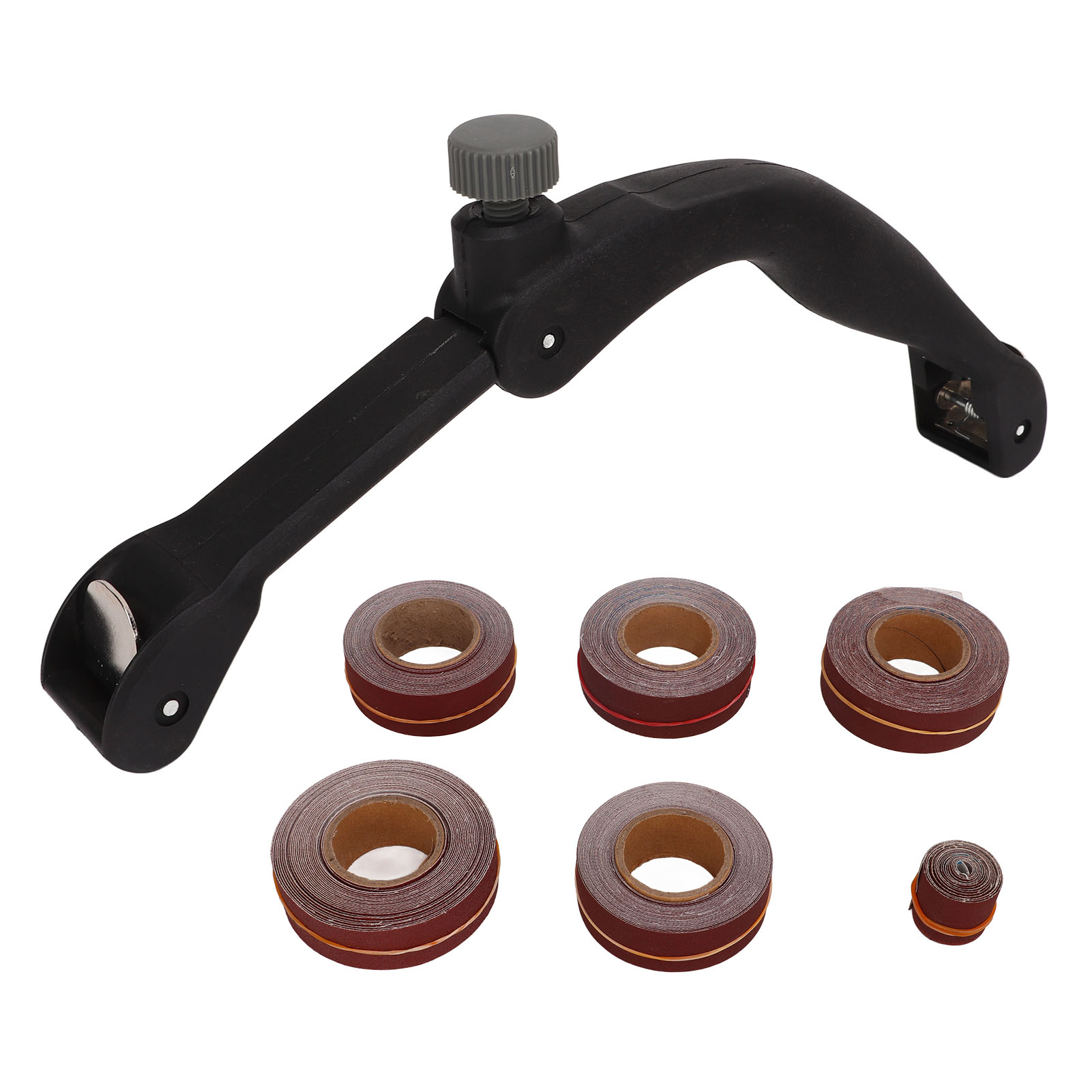 Set Mit 3 Schleifbändern Und Abs-halterung, Tragbares Polierwerkzeug Für Holz Und Metall