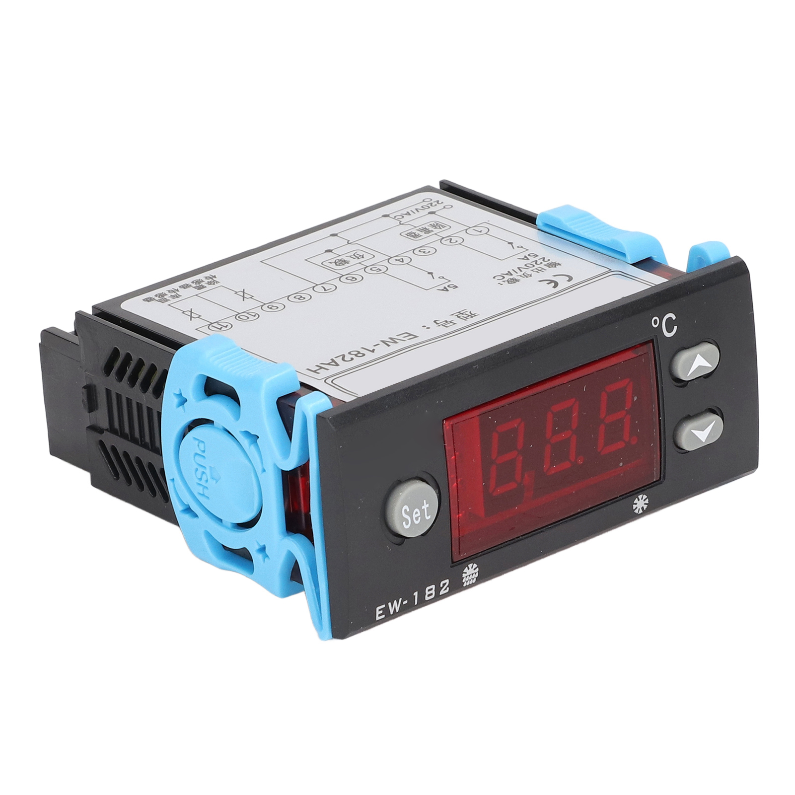 Digitaler Thermostat Mit Zwei Temperatur- Und Abtau-sensoren Für Kalte Räume, Ac220v